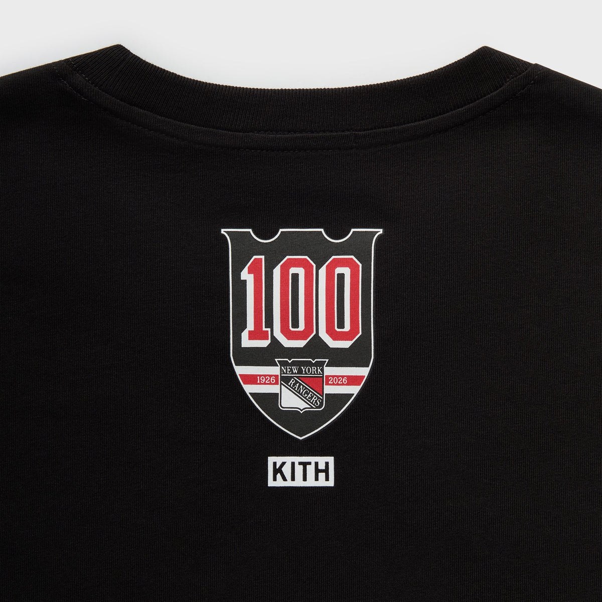 Kith for the New York Rangers New York Vintage Long Sleeve Quinn Tee - Black