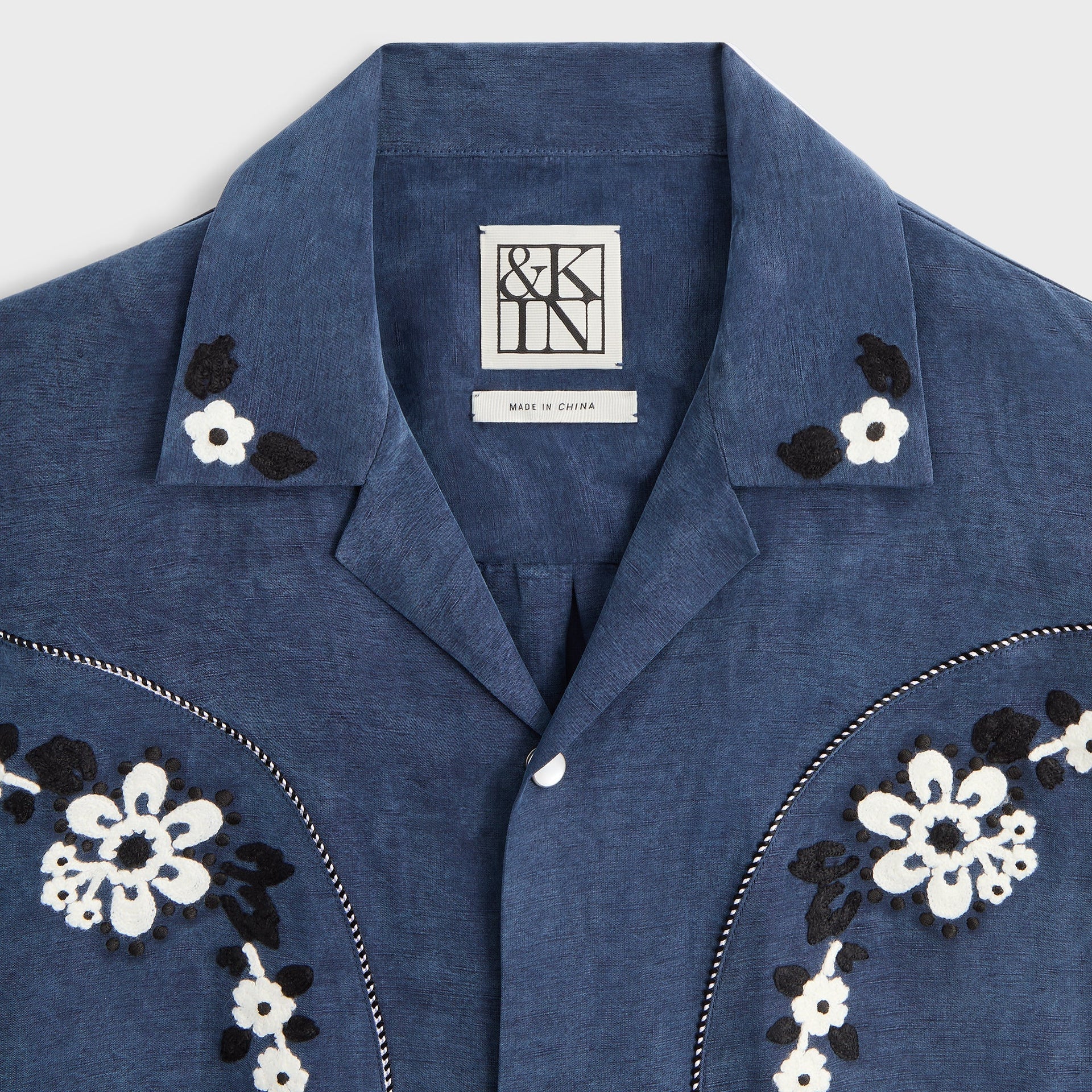 &Kin Cupro Linen Wally Shirt - Nocturnal - PH