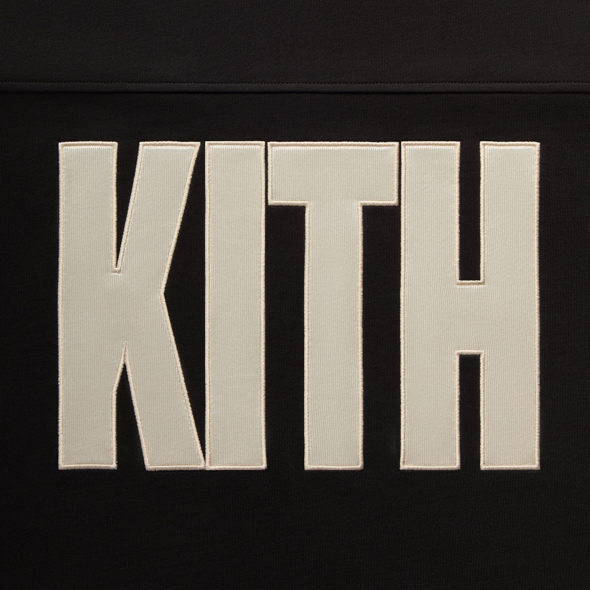 Kith Compact Fleece Long Sleeve Julien Jersey - Black