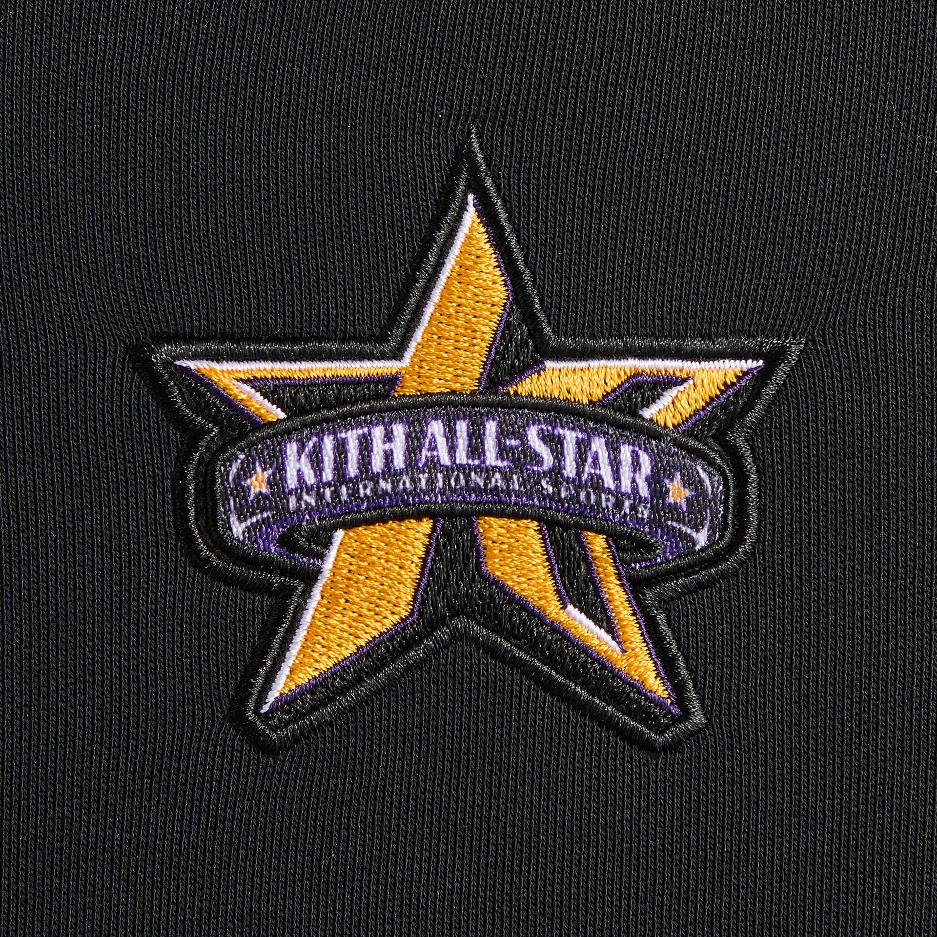 Kith for NBA All-Star Los Angeles Lakers Nelson Crewneck - Black