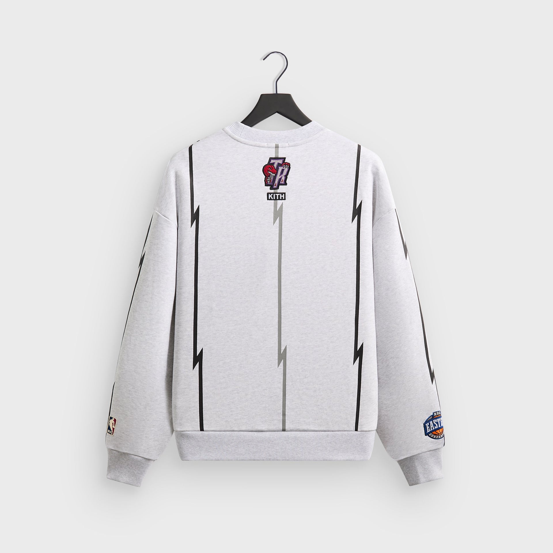 Kith for NBA All-Star Toronto Raptors Nelson Crewneck - Light Heather Grey