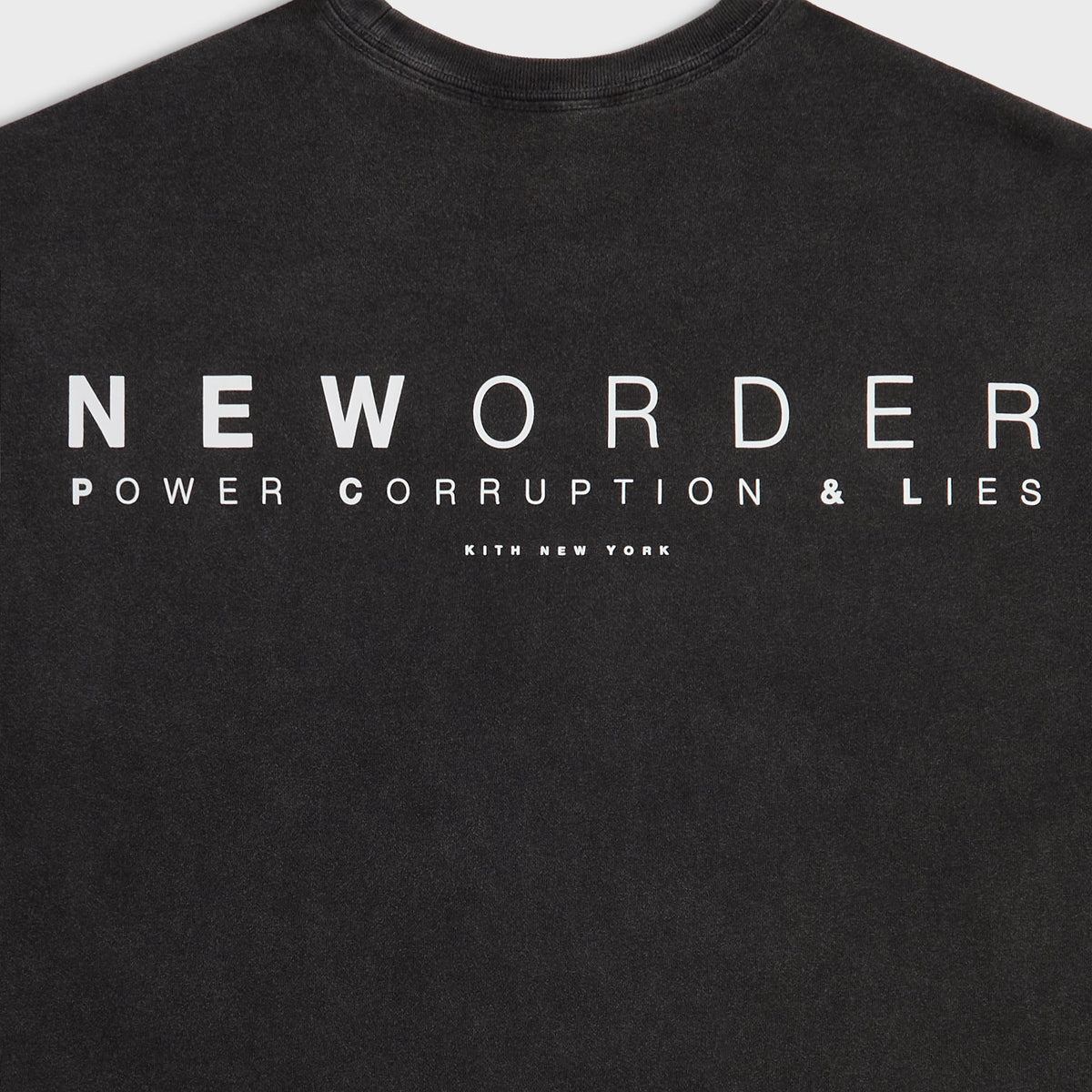 Kith Records for New Order Florals Vintage Alex Tee - Black