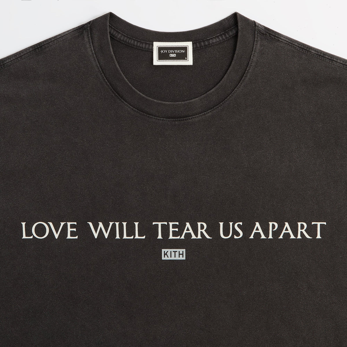 Kith Records for Joy Division Love Will Tear Us Apart Vintage Tee - Black
