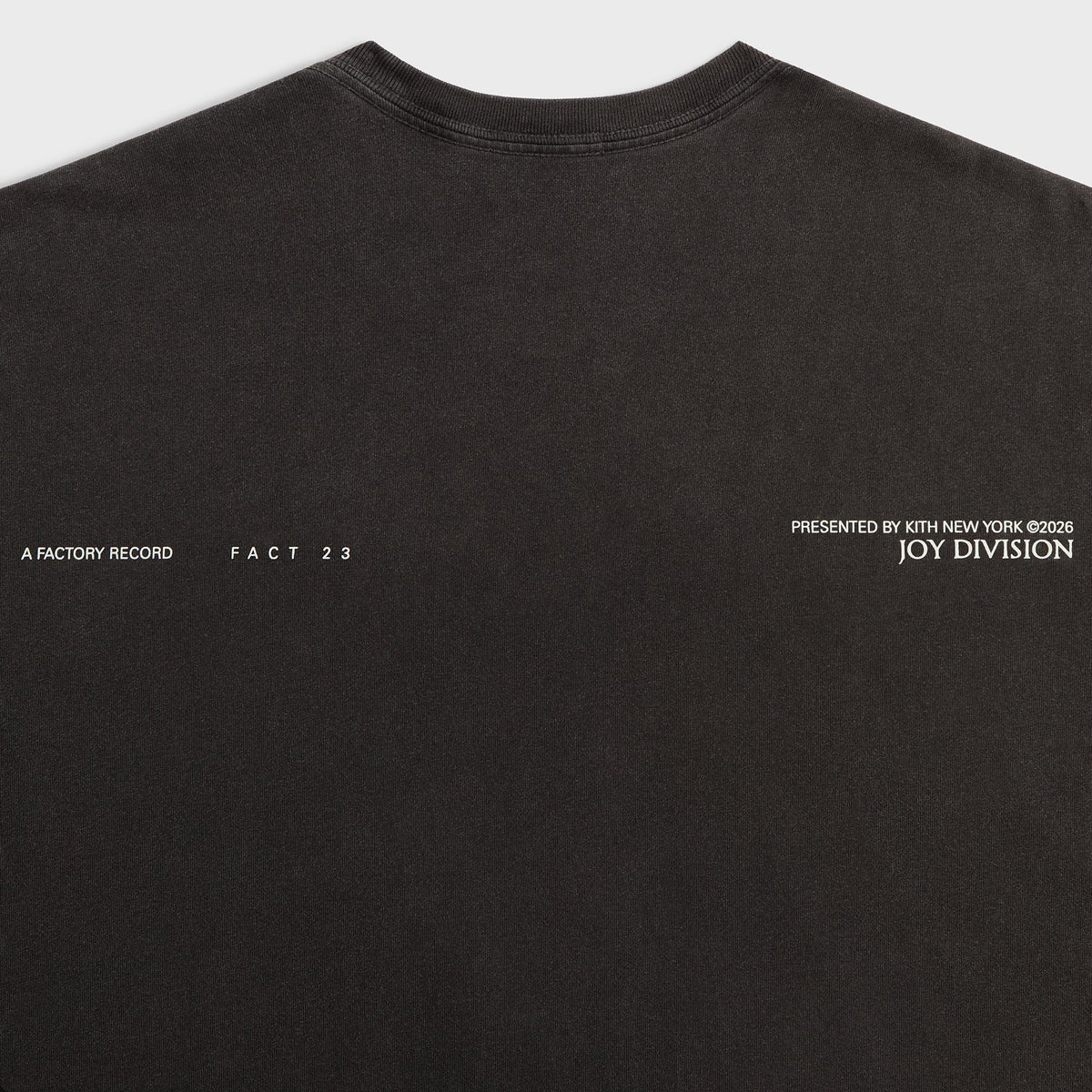 Kith Records for Joy Division Love Will Tear Us Apart Vintage Tee - Black
