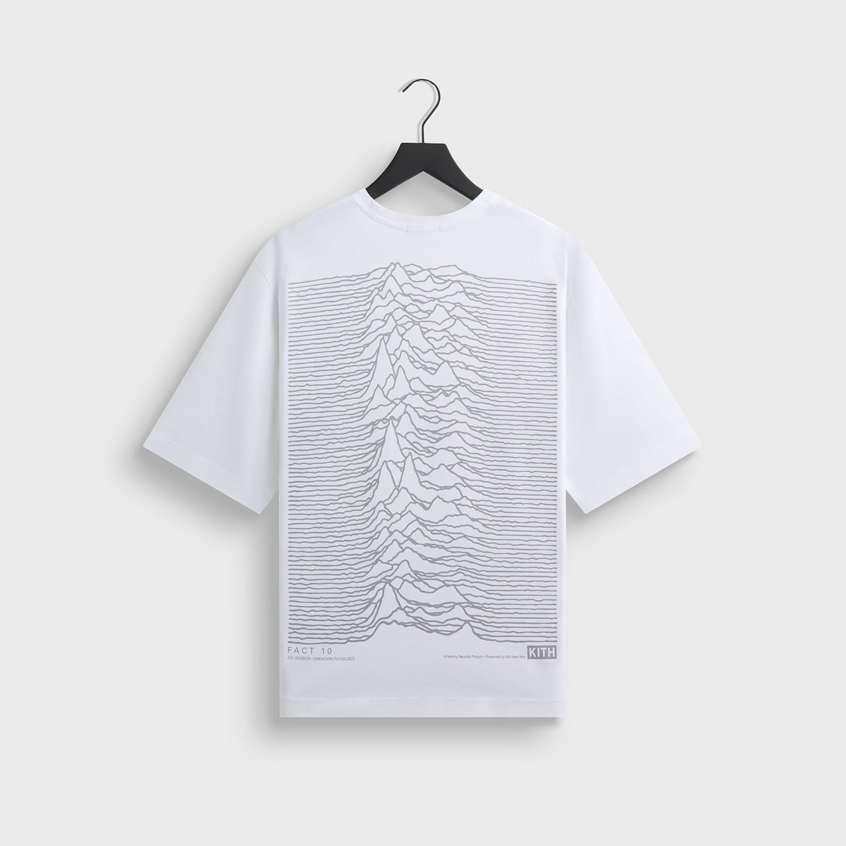Kith Records for Joy Division Unknown Pleasures Vintage Alex Tee - White