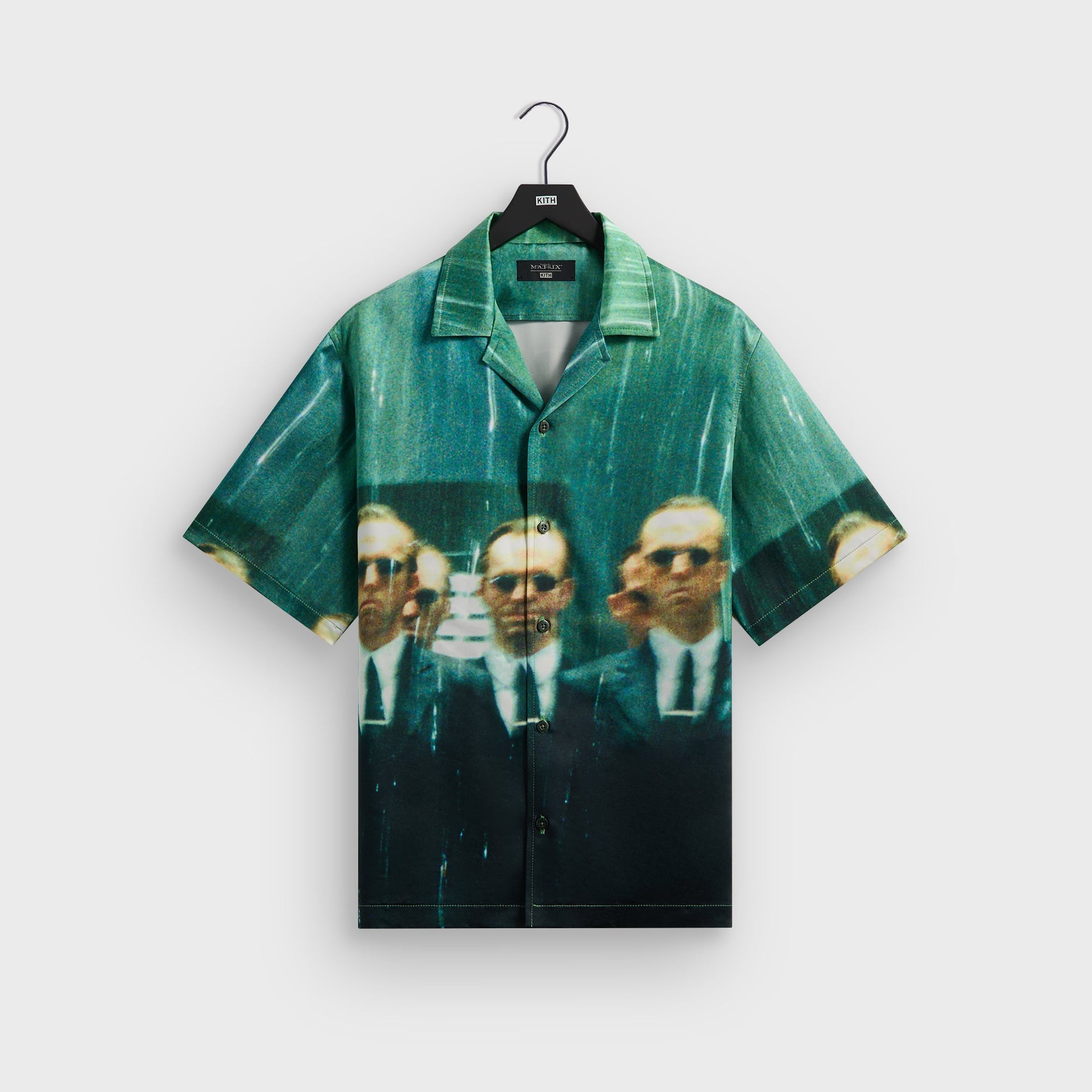 Kith for The Matrix All-Over Printed Thompson Camp Collar Shirt - Taiga