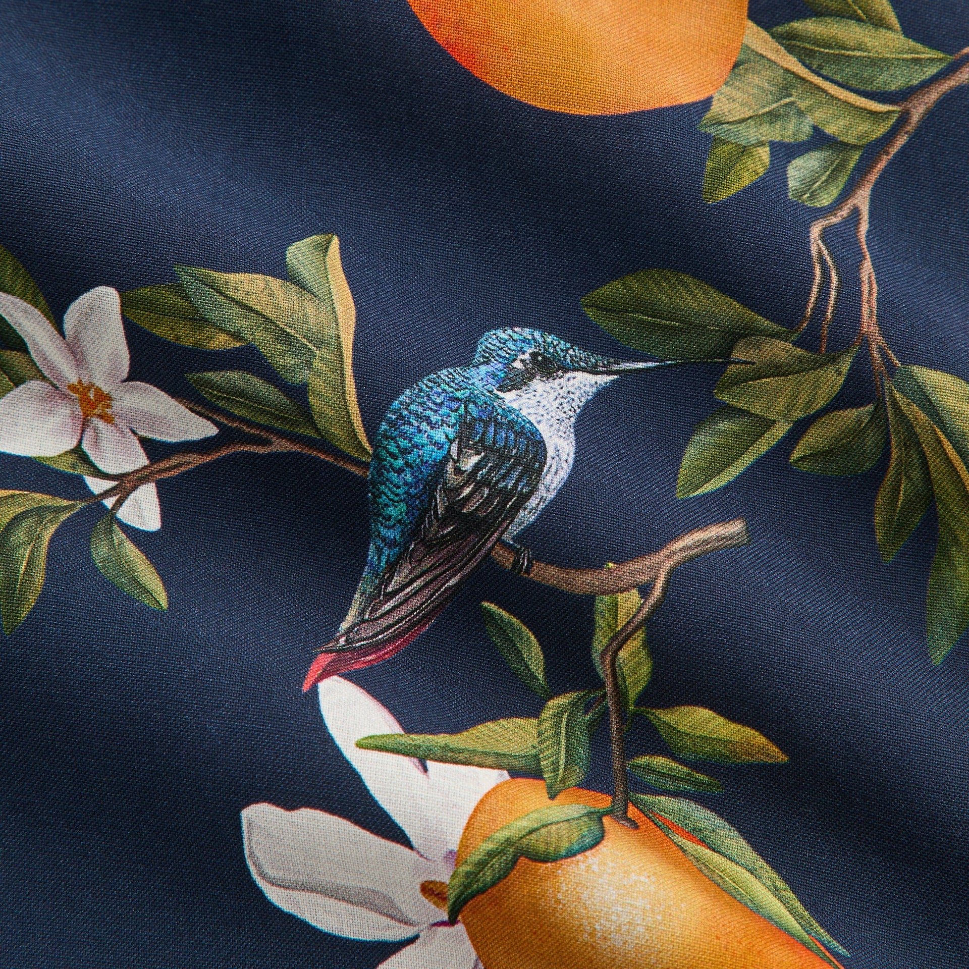 &Kin Citrus Garden Thompson Camp Collar Shirt - Nocturnal - PH
