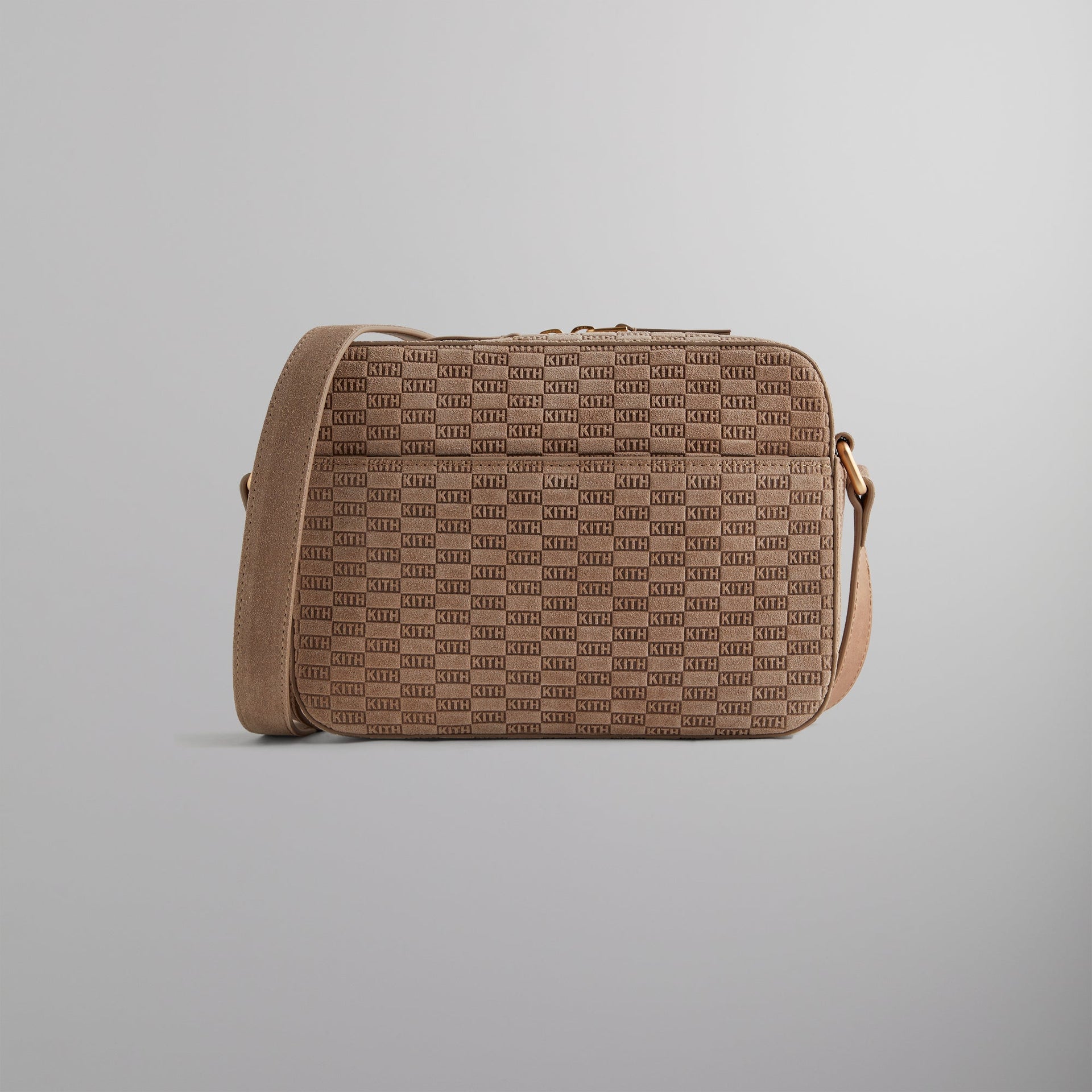 Kith Monogram Suede Camera Crossbody - Loft