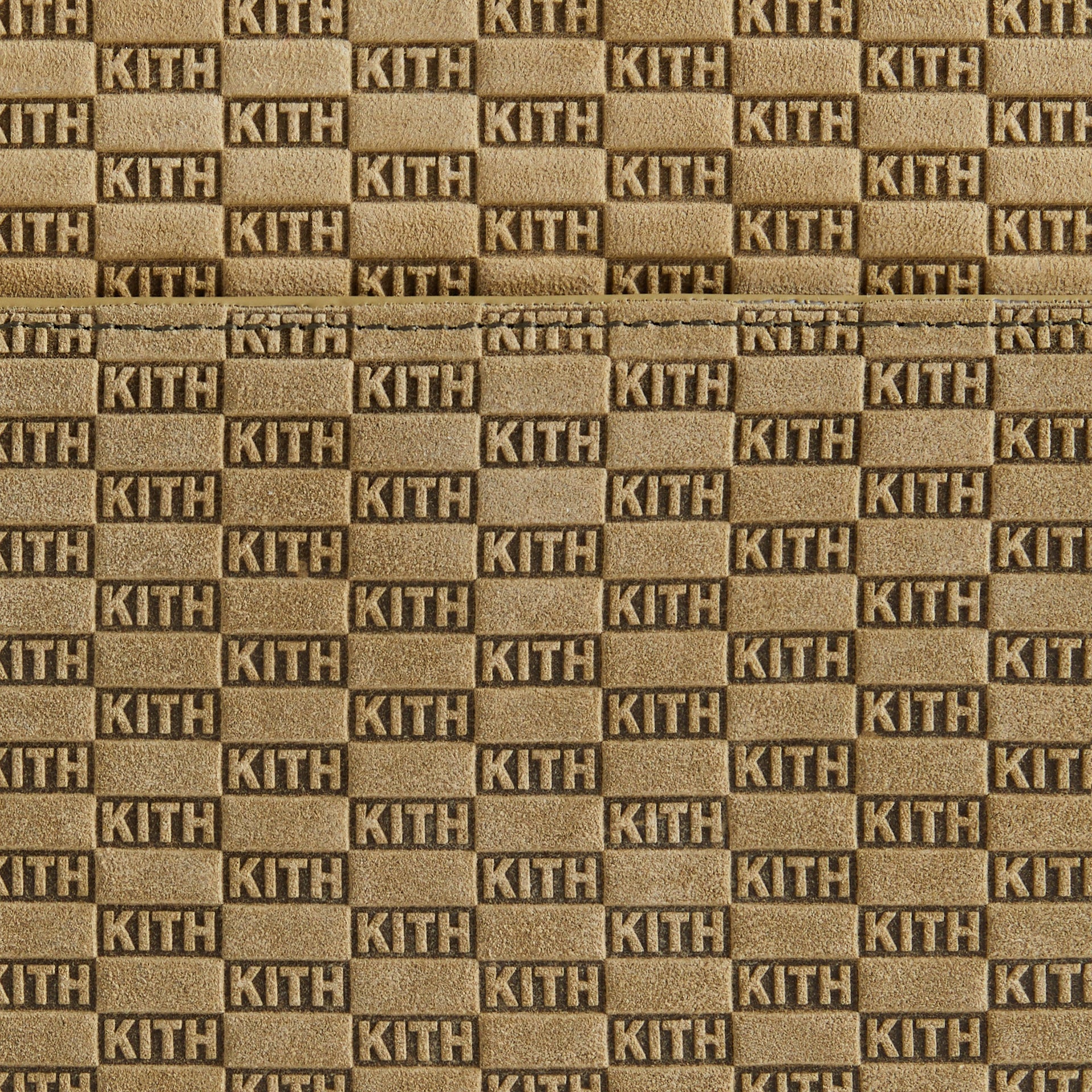 Kith Monogram Suede Camera Crossbody - Grit