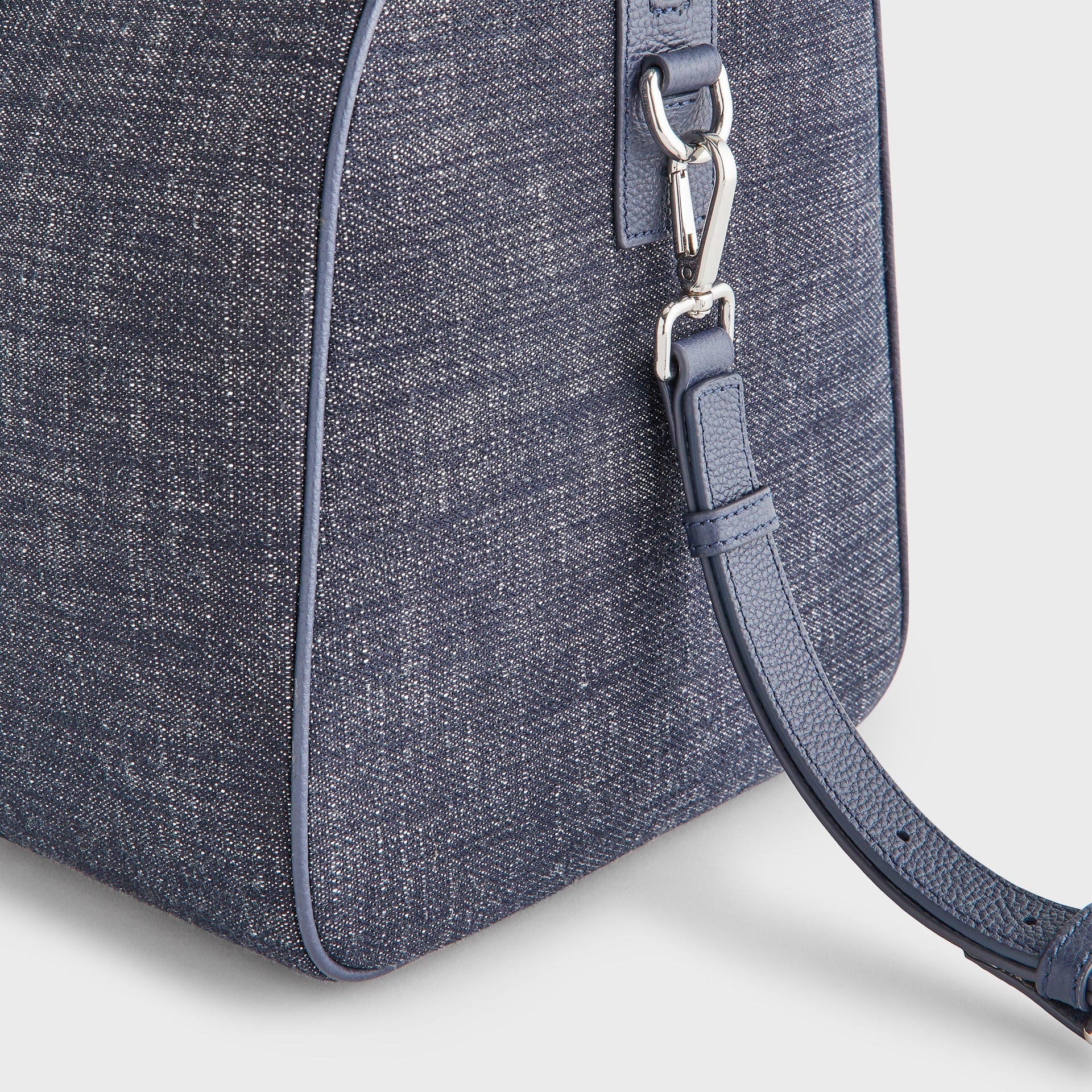 &Kin Wool Denim Traveler K40 Duffle Bag - Blue Navy