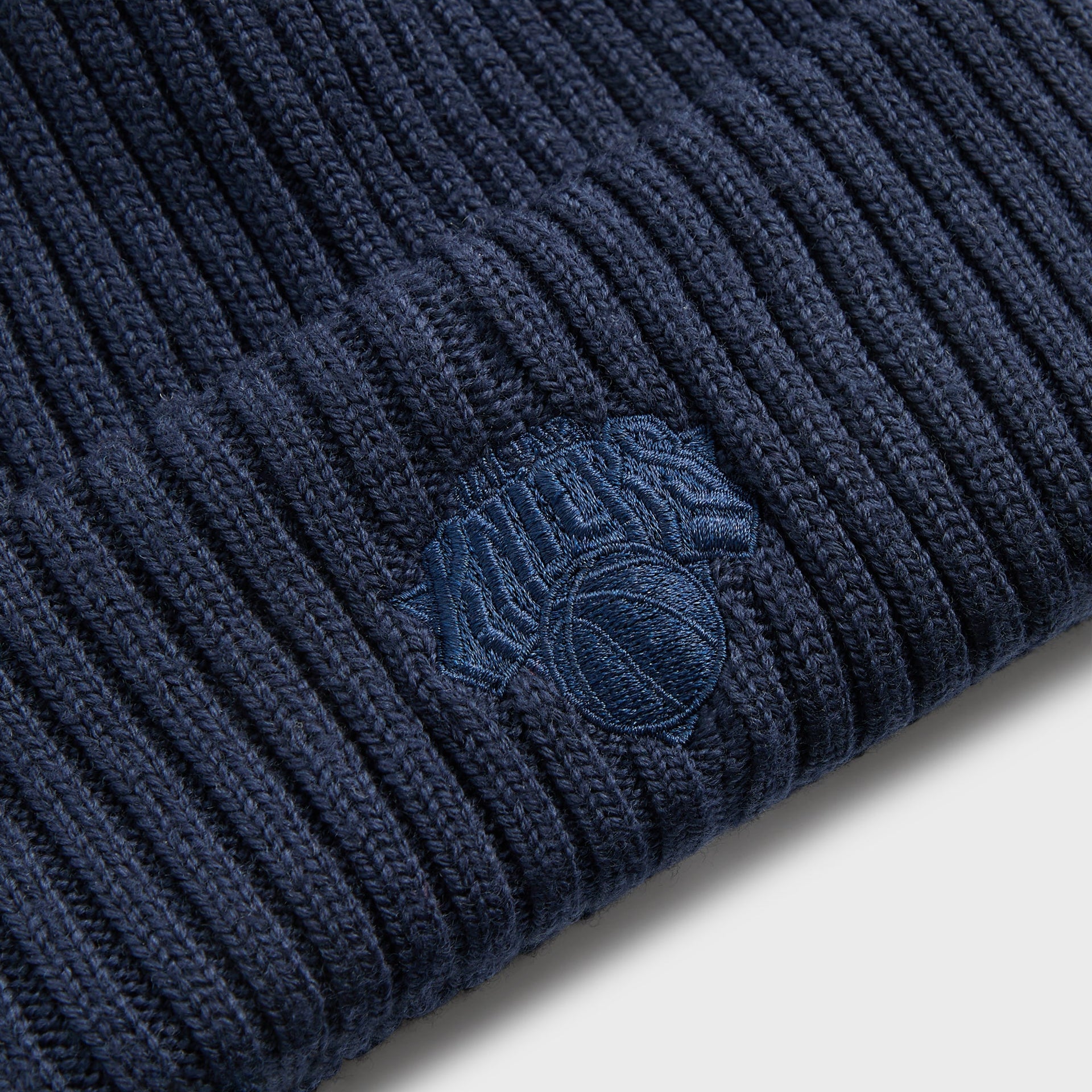 Kith for the New York Knicks Superman Logo Beanie - Nocturnal