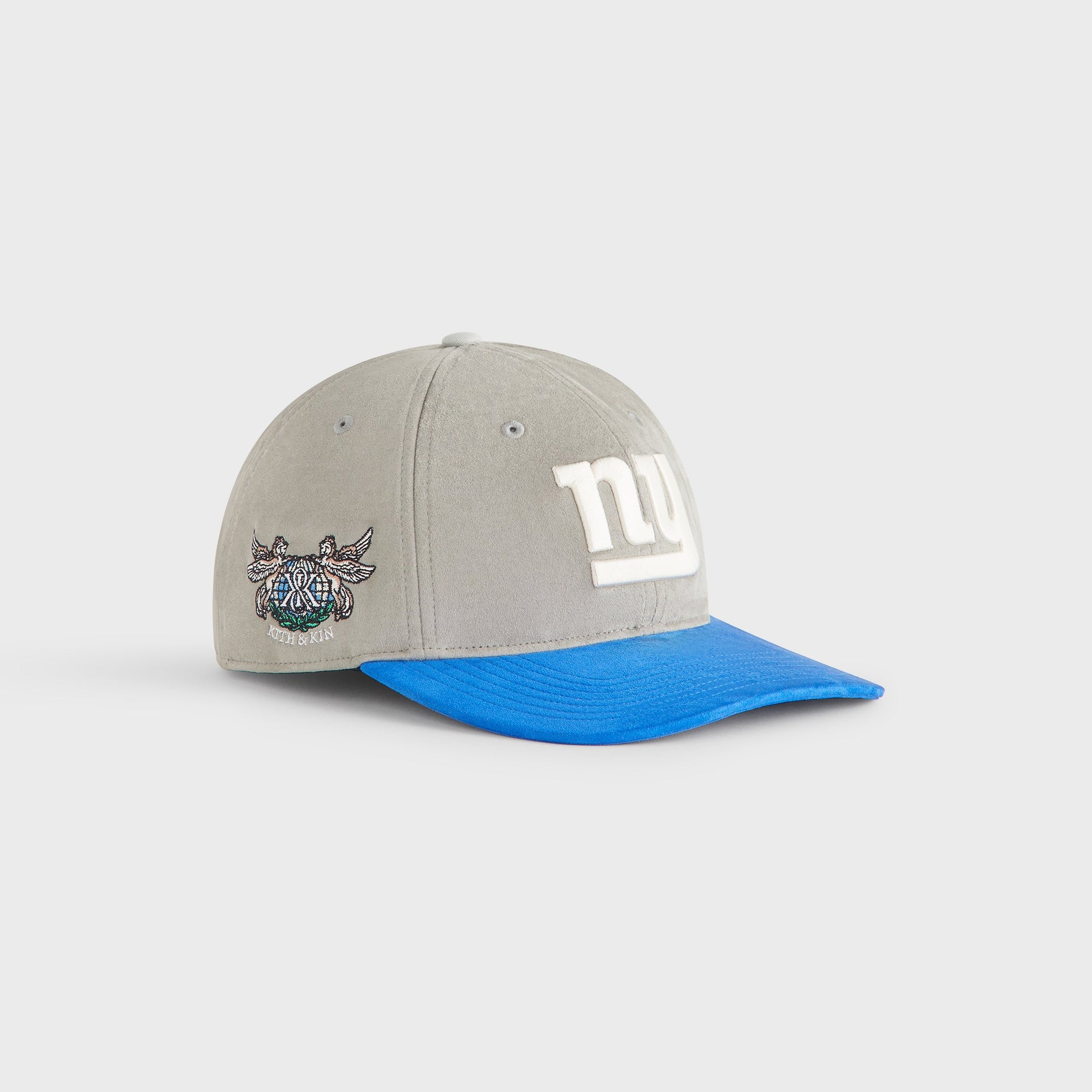 Kith & '47 for the NFL New York Giants Microsuede Two-Tone Franchise LS Cap - Concrete