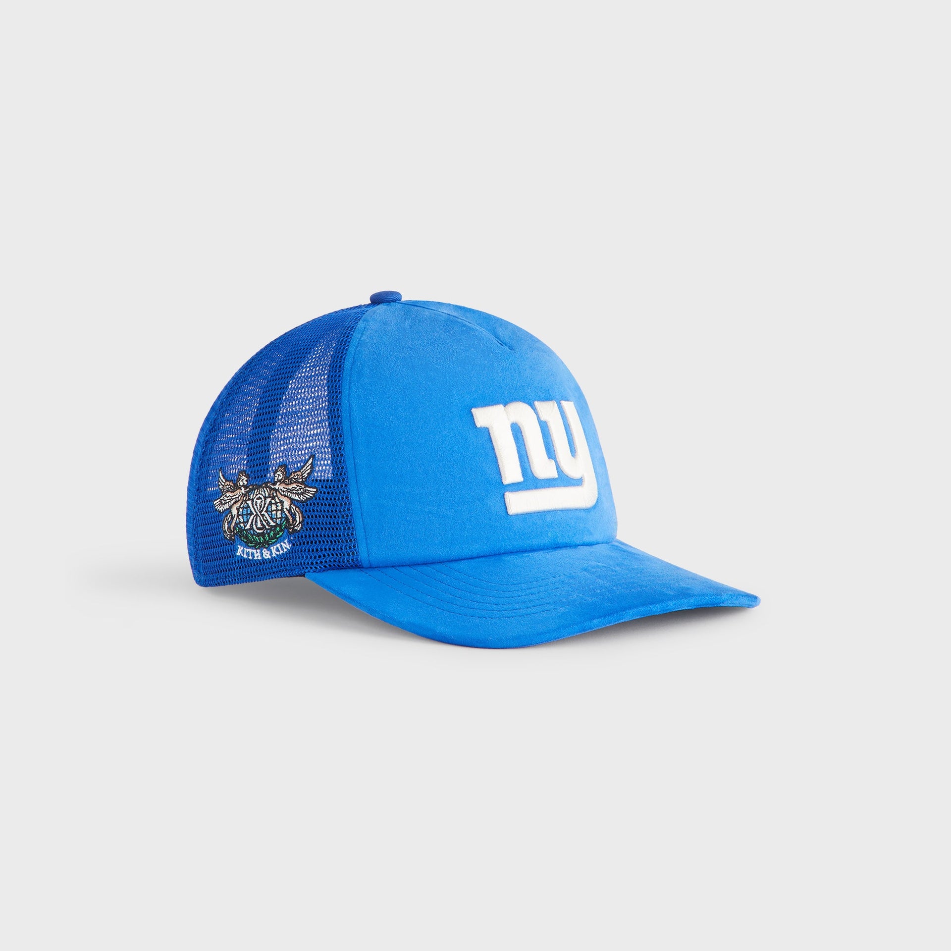 Kith & '47 for the NFL New York Giants Microsuede Franchise LS Trucker - Royal