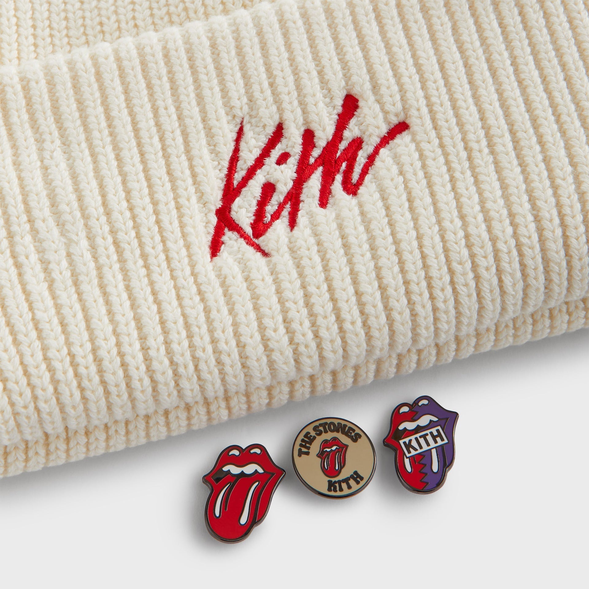 Kith for The Rolling Stones Mia Beanie - Sandrift