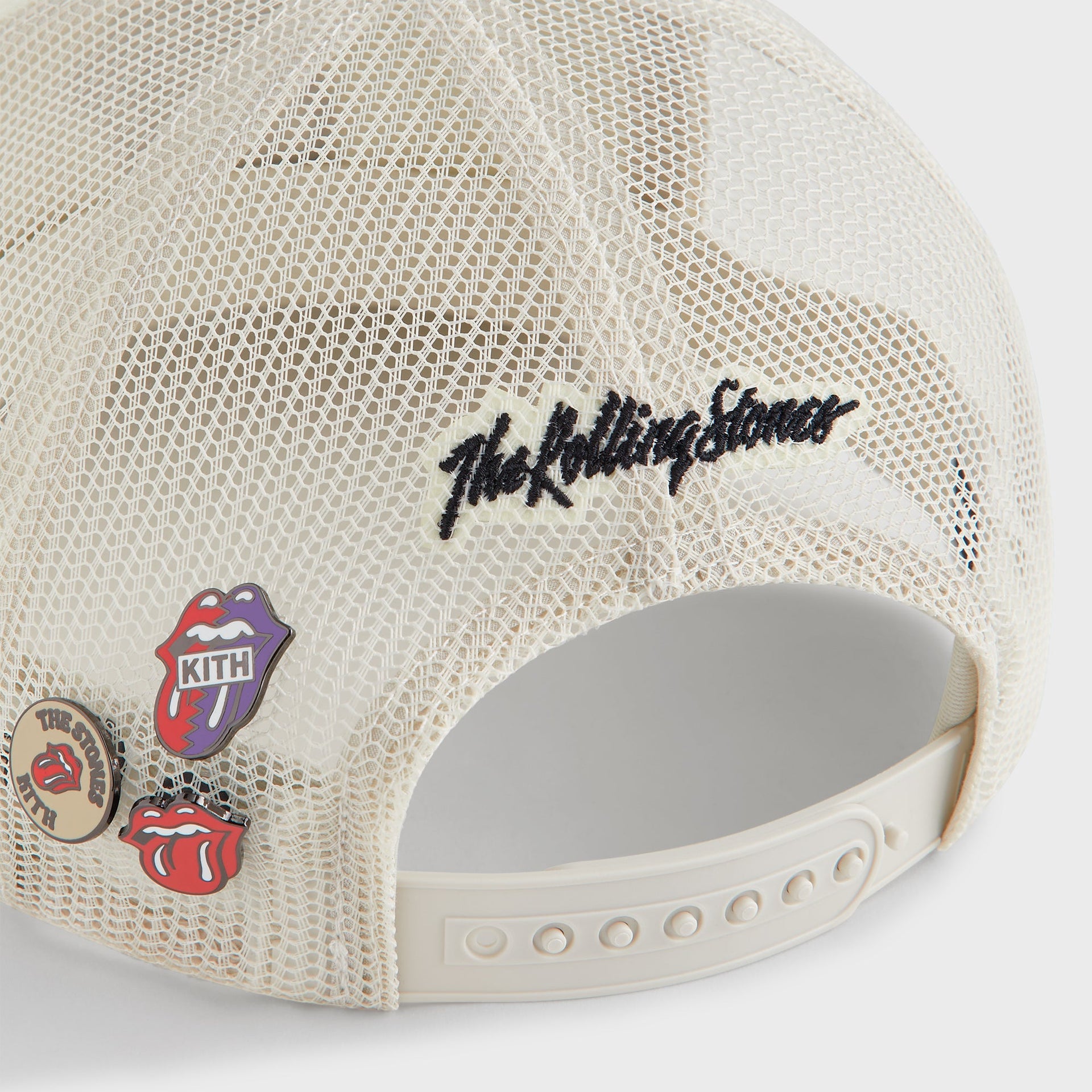 Kith for The Rolling Stones Nolan Trucker Hat - Muslin