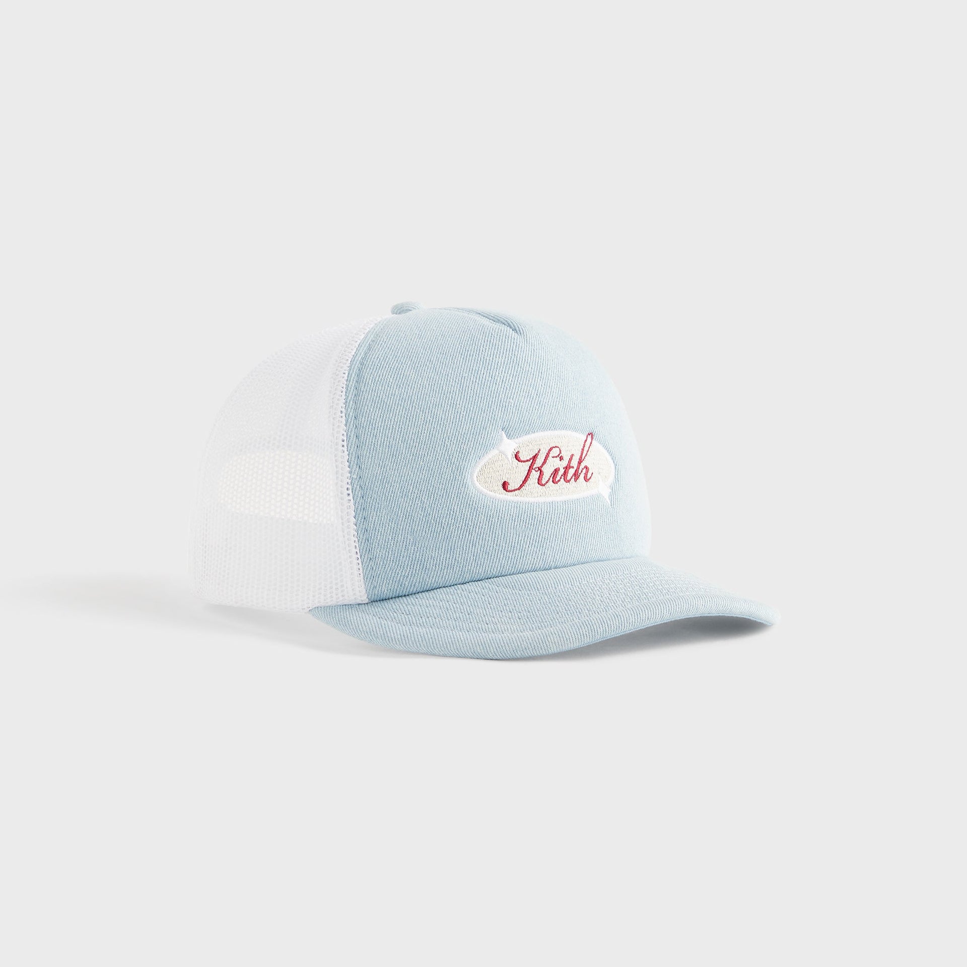 Kith Denim Nolan Trucker Hat - Light Indigo