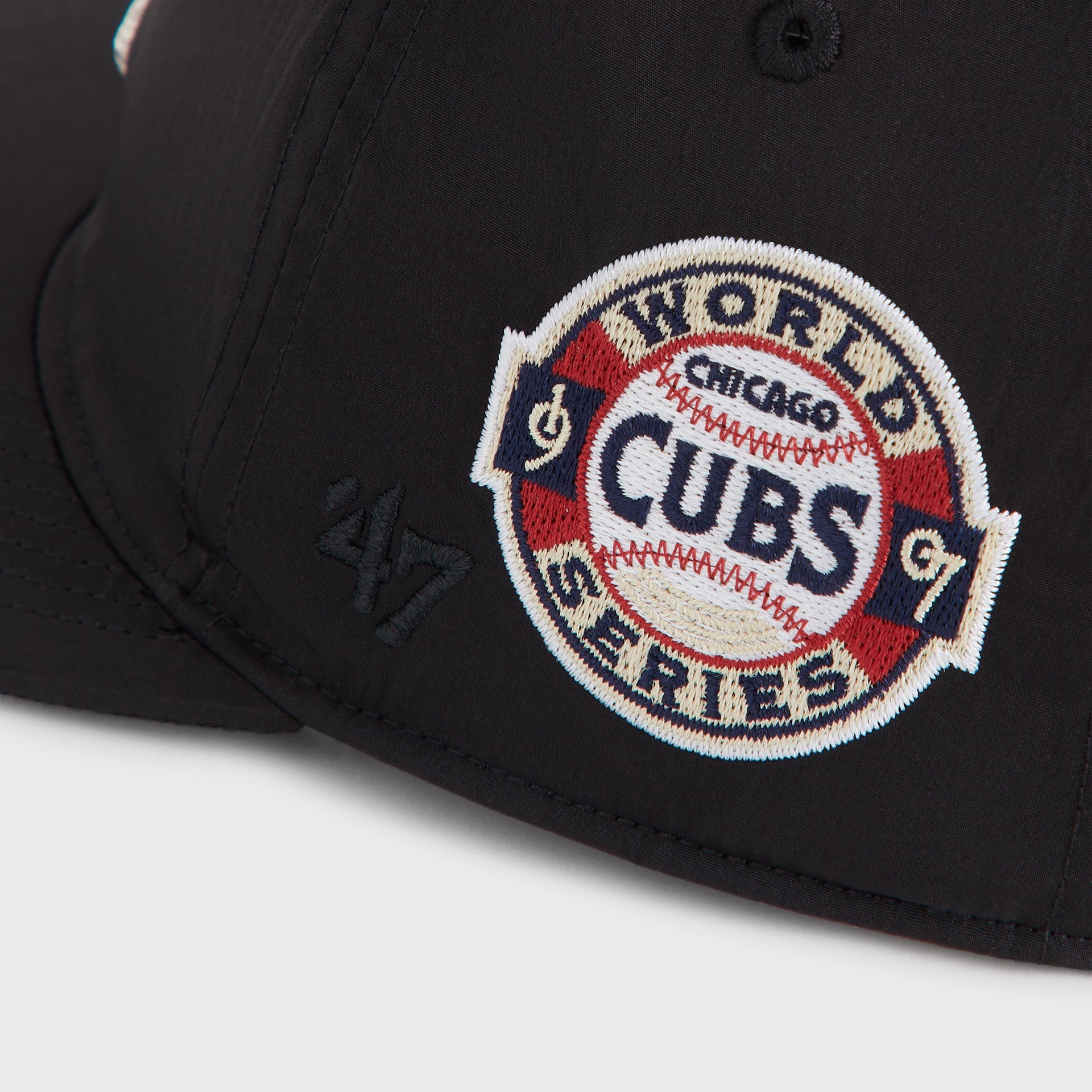 Kith & '47 for the Chicago Cubs Nylon SL Hitch Snapback - Black