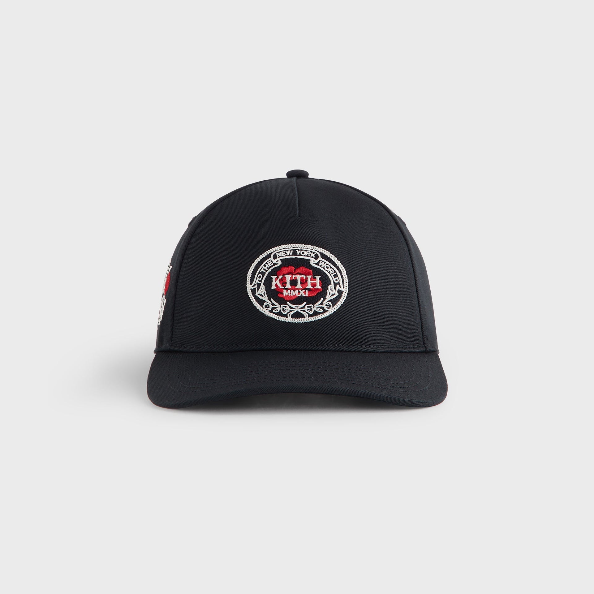 Kith Twill Bay Low Pinch Crown Snapback - Black