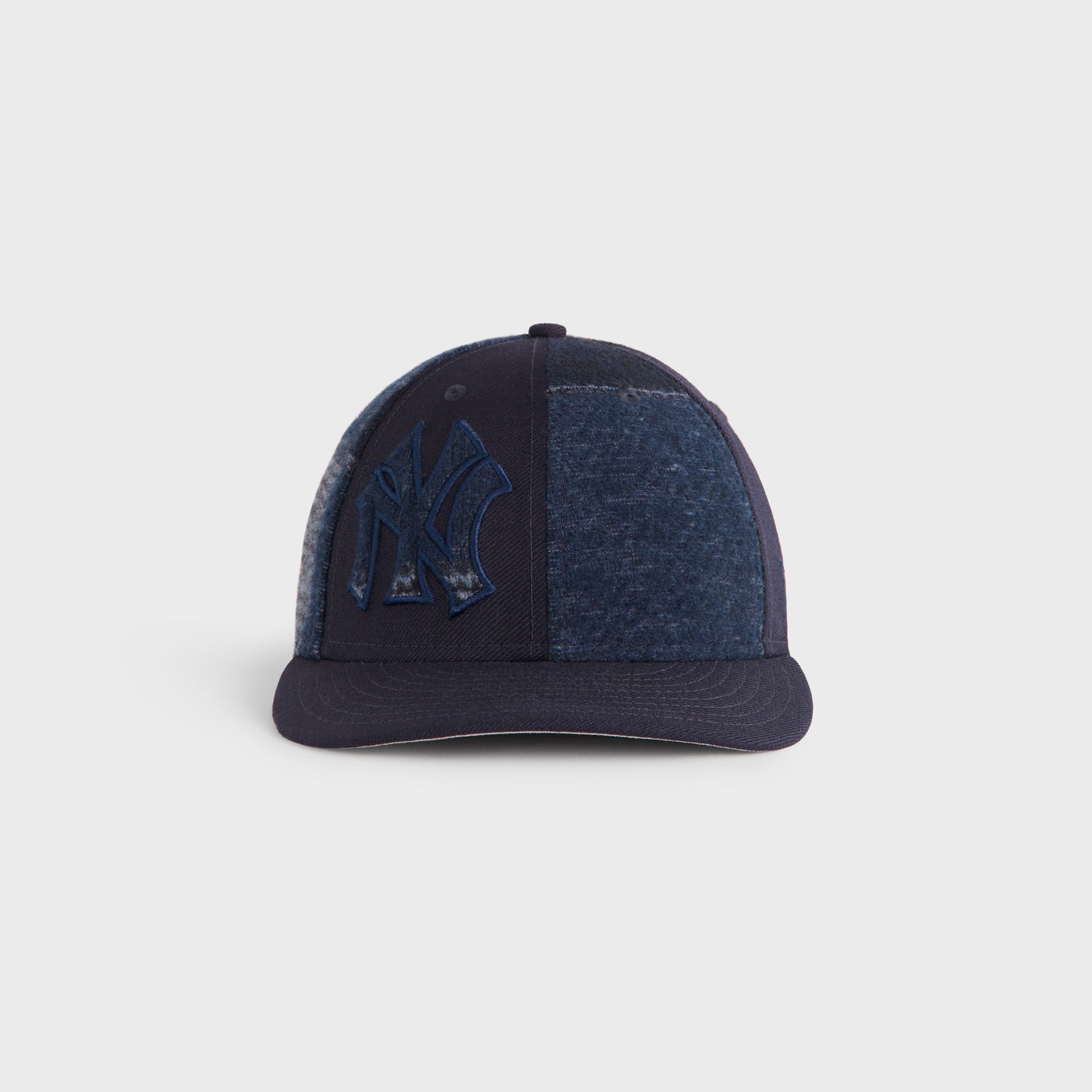 Kith & New Era for the New York Yankees Patchwork Wool 59FIFTY Low Profile Cap - Nocturnal