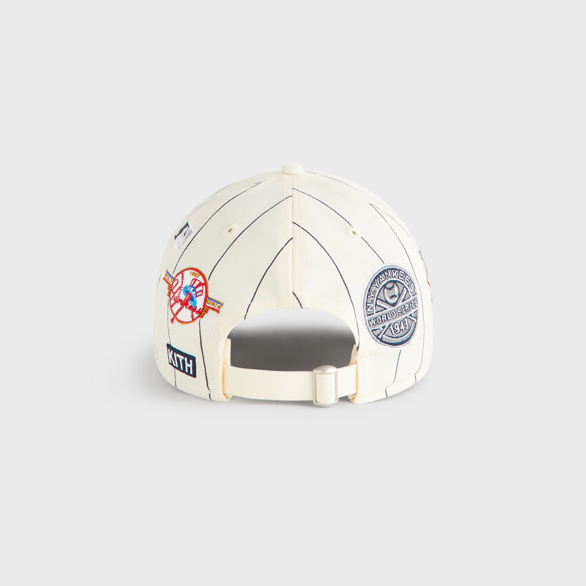 Kith & New Era for the New York Yankees Stripe 9FORTY MCrown A Frame Cap - Sandrift