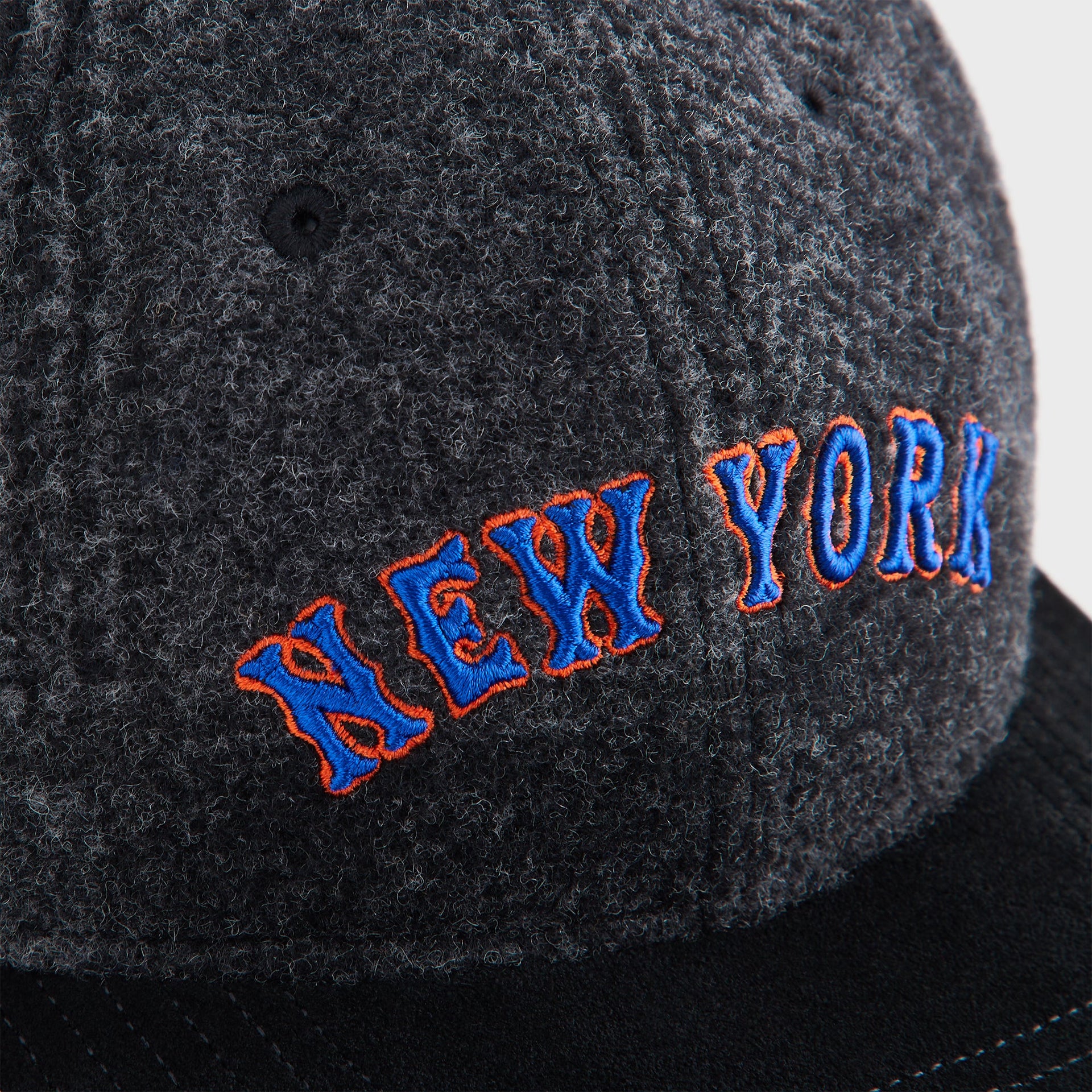 Kith & '47 for the New York Mets Patchwork Wool Franchise LS Cap - Shadow