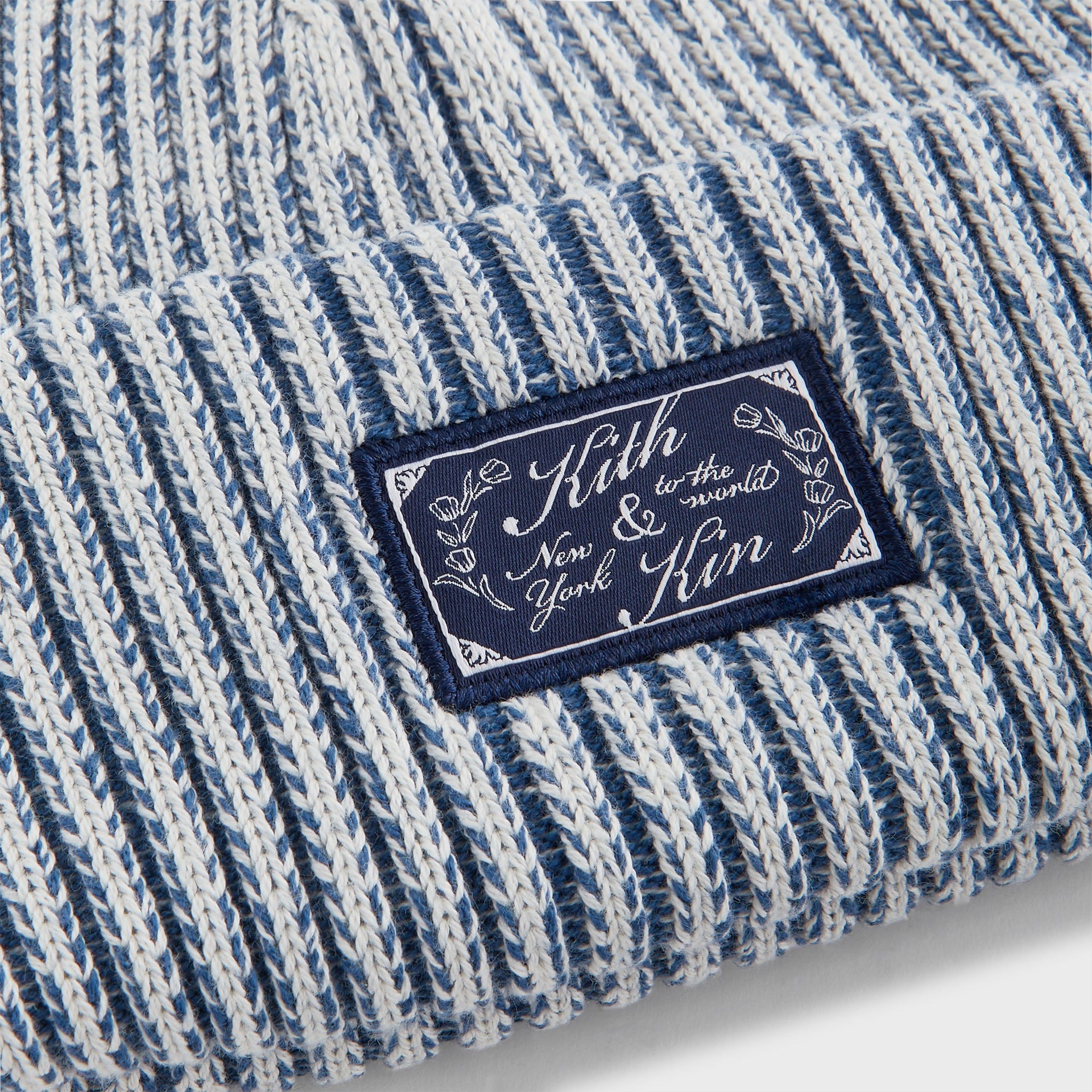 Kith Two-Tone Cotton Yarn Mia Beanie - Guide