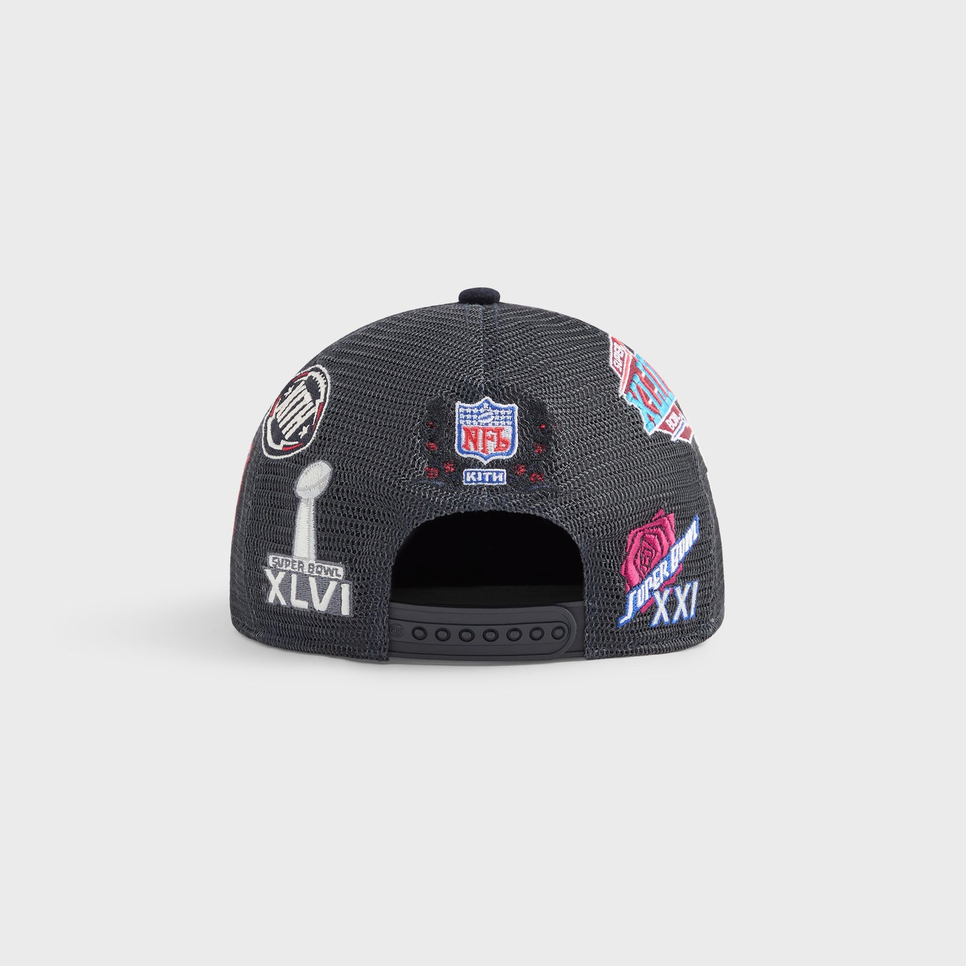 Kith & '47 for the NFL New York Giants Wool Hitch Trucker Hat - Nocturnal