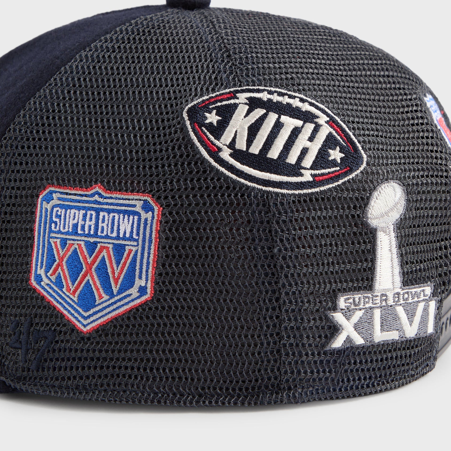Kith & '47 for the NFL New York Giants Wool Hitch Trucker Hat - Nocturnal