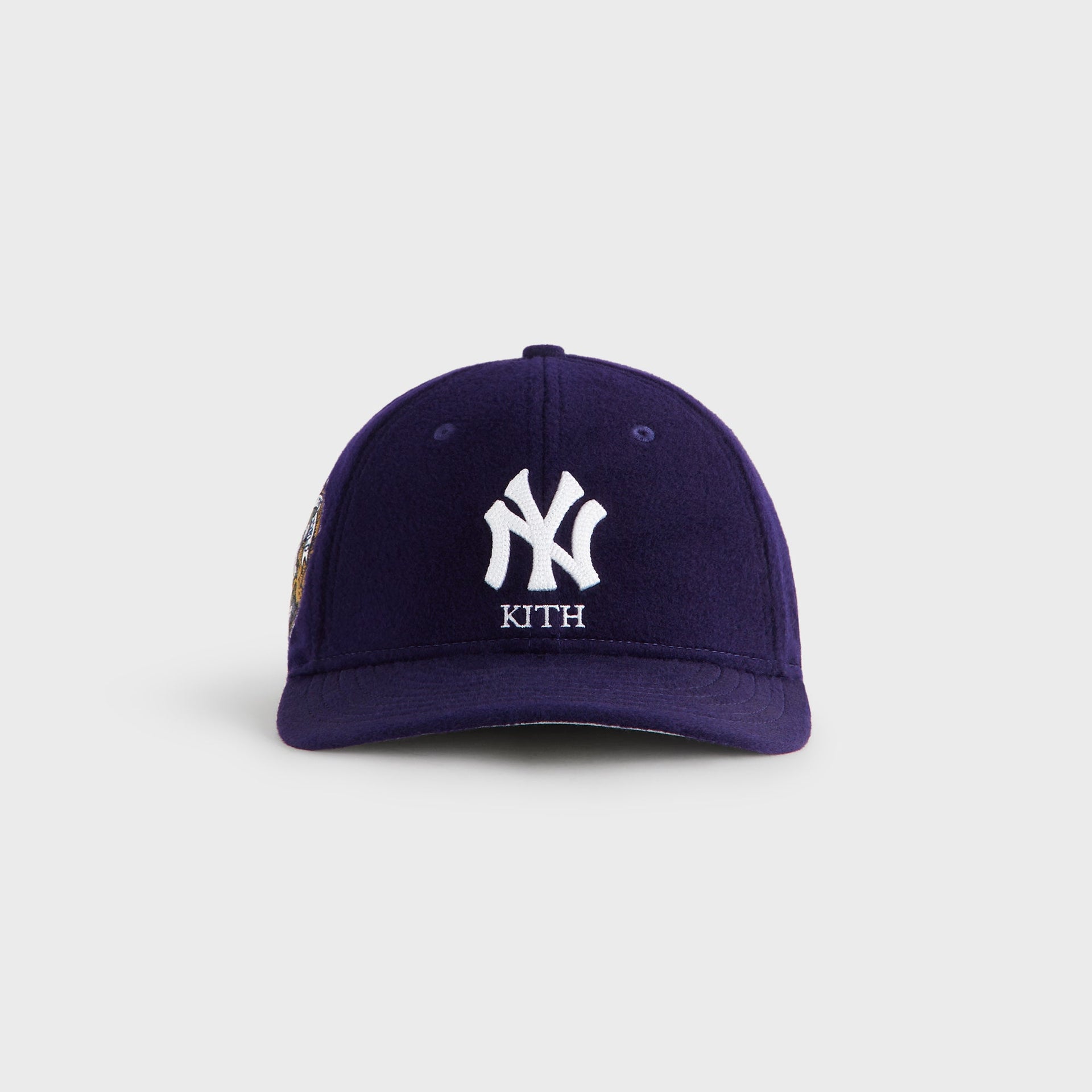 Kith & New Era for the New York Yankees Melton Wool 59FIFTY Low Profile Cap - Nocturnal