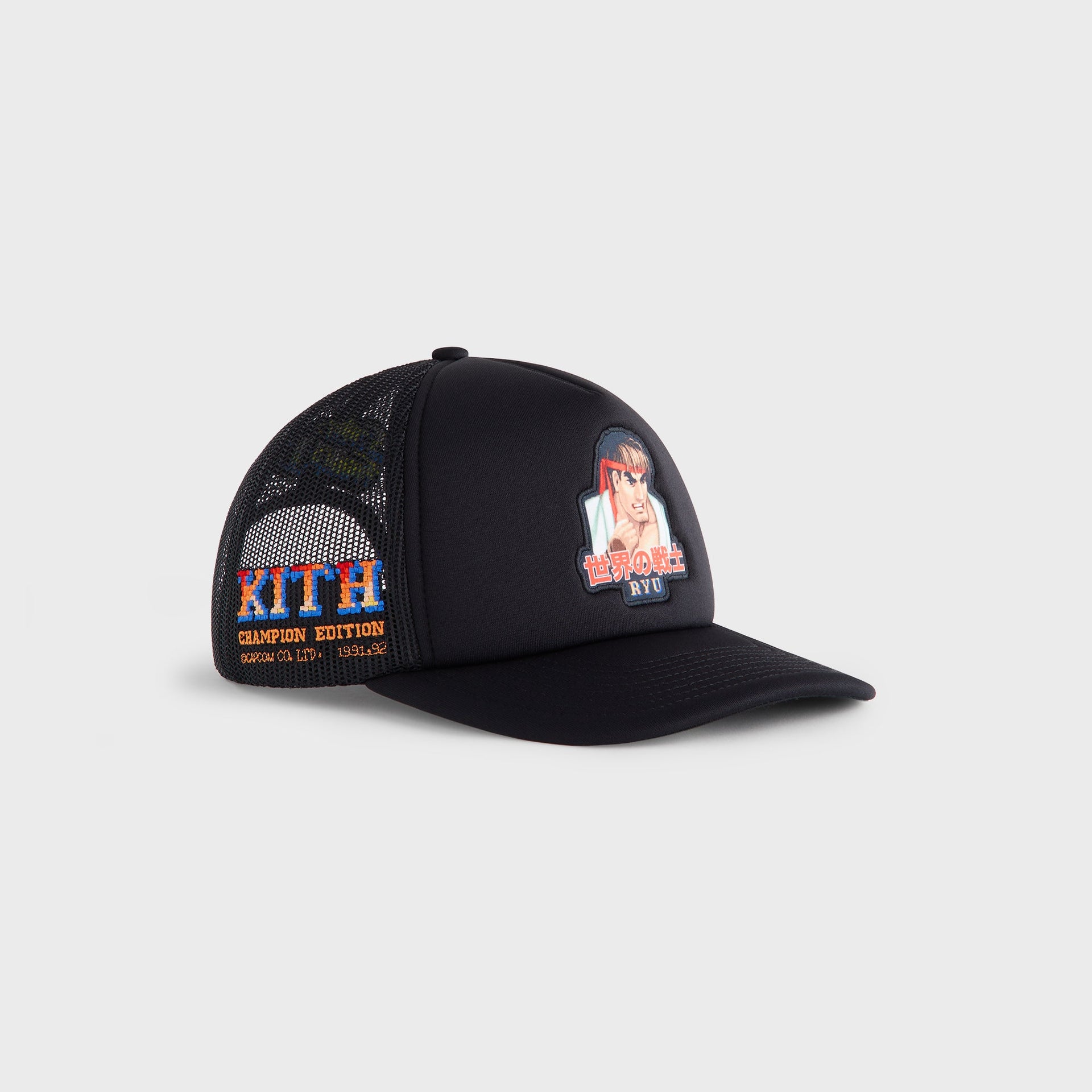 Capcom | Kith Ryu Nolan Trucker Hat - Black