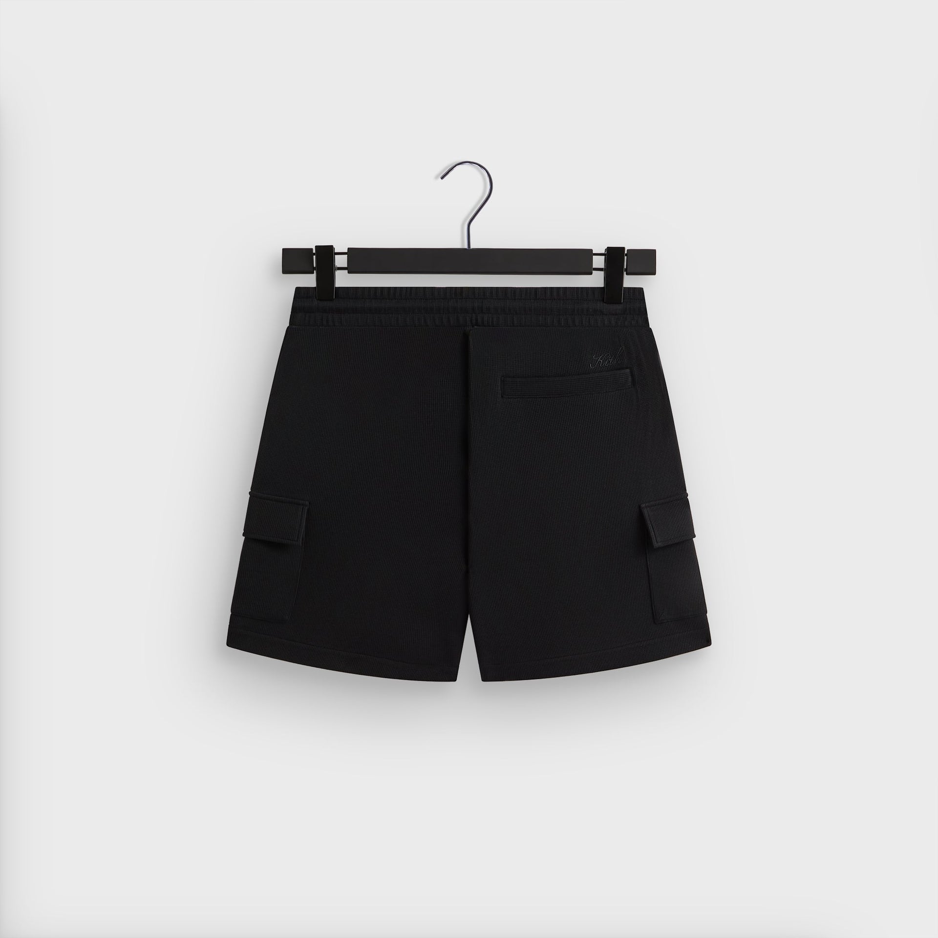 Kith Micro Waffle Fairfax Cargo Short - Black