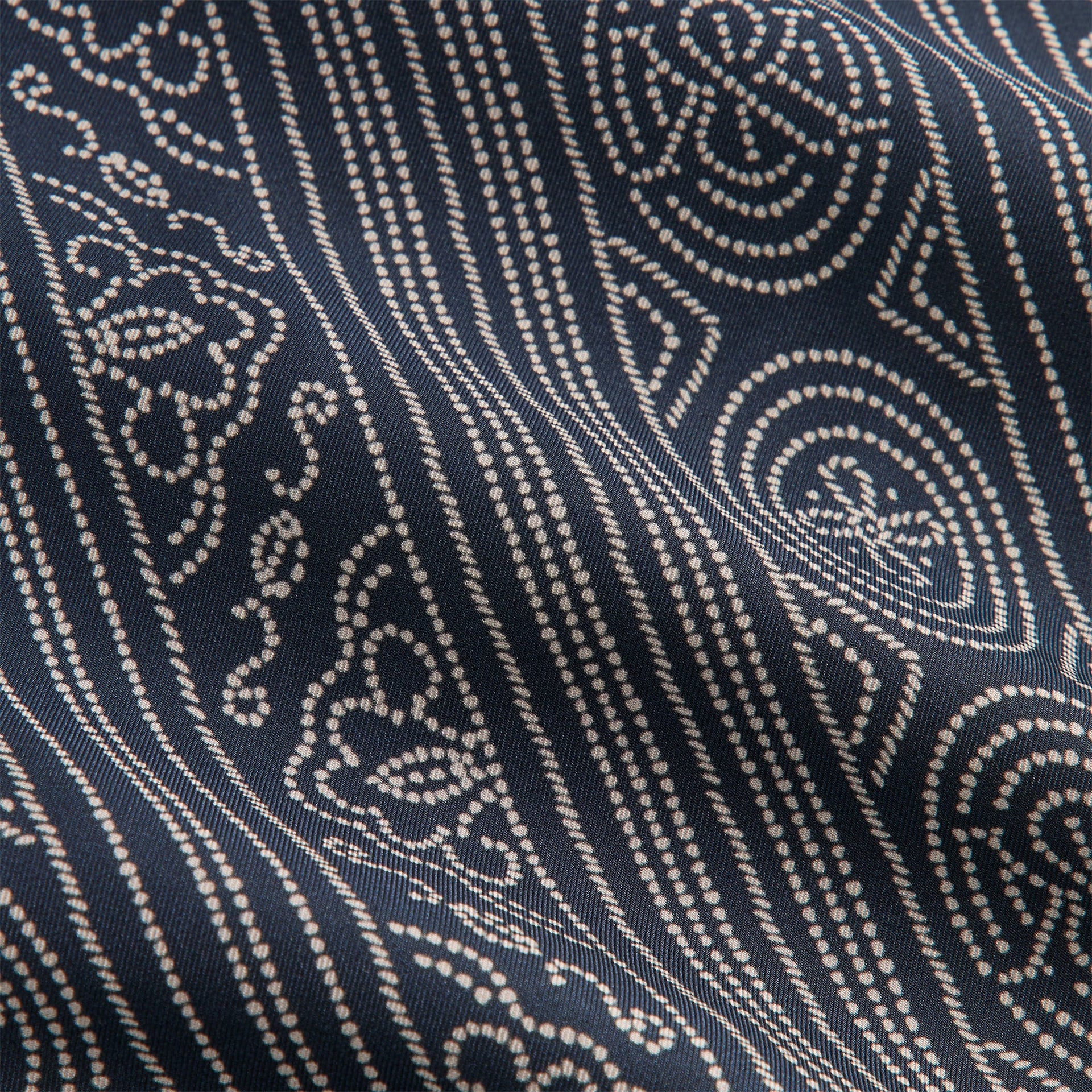 &Kin Batik Stripe Pleated Ari Trouser - Nocturnal