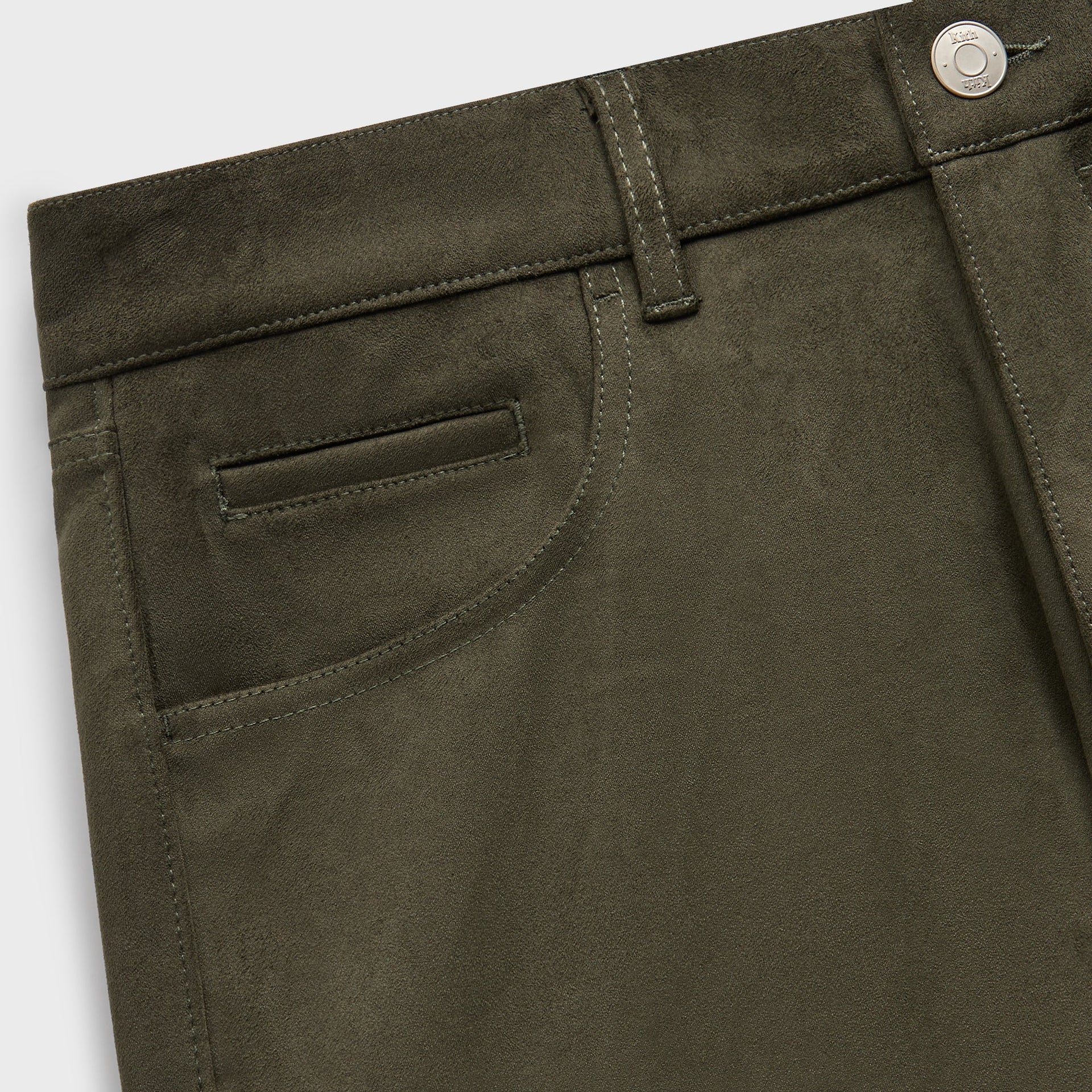 Kith Microsuede Webster Pant - Cypress