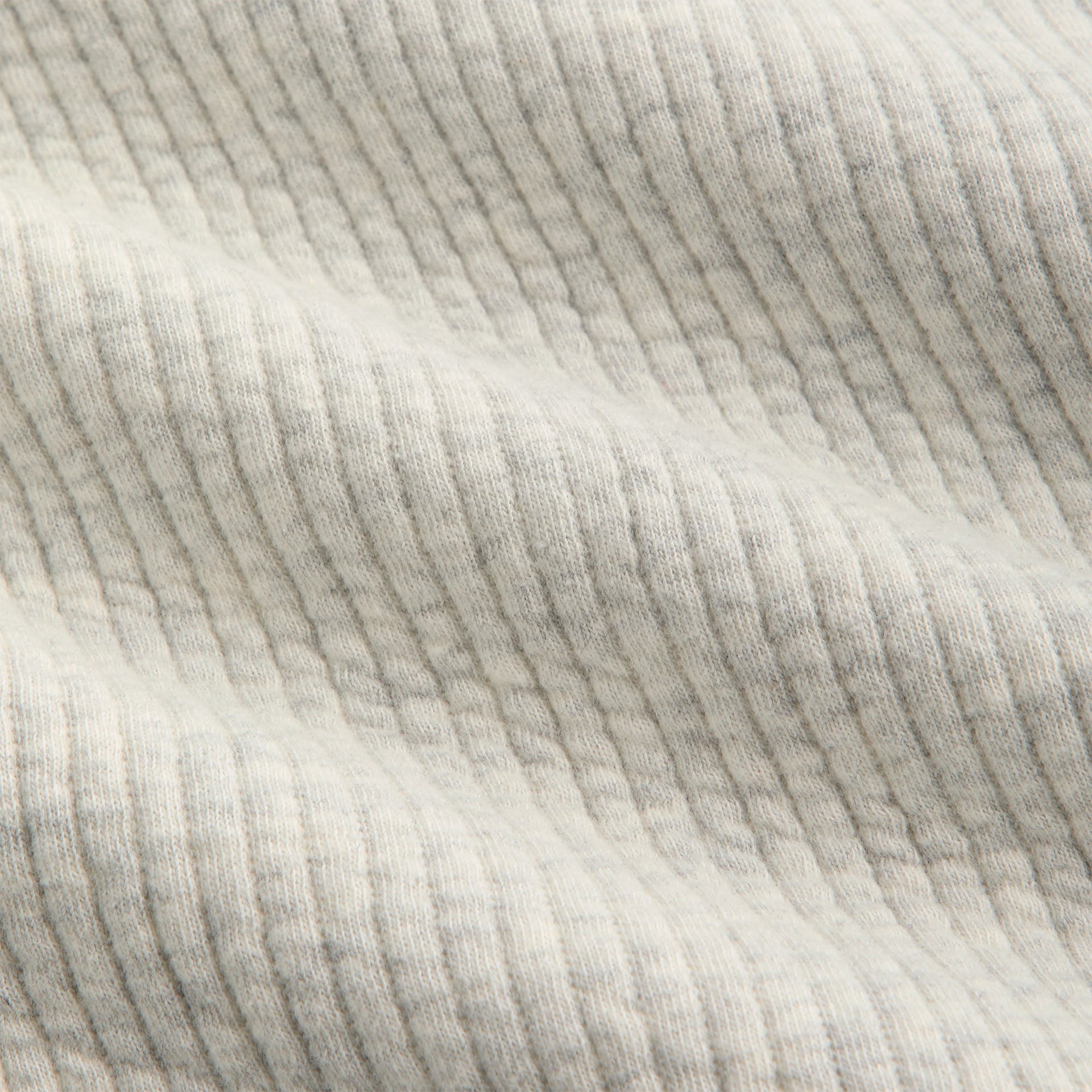 Kith Striped Interlock Garrison Pant - Light Heather Grey