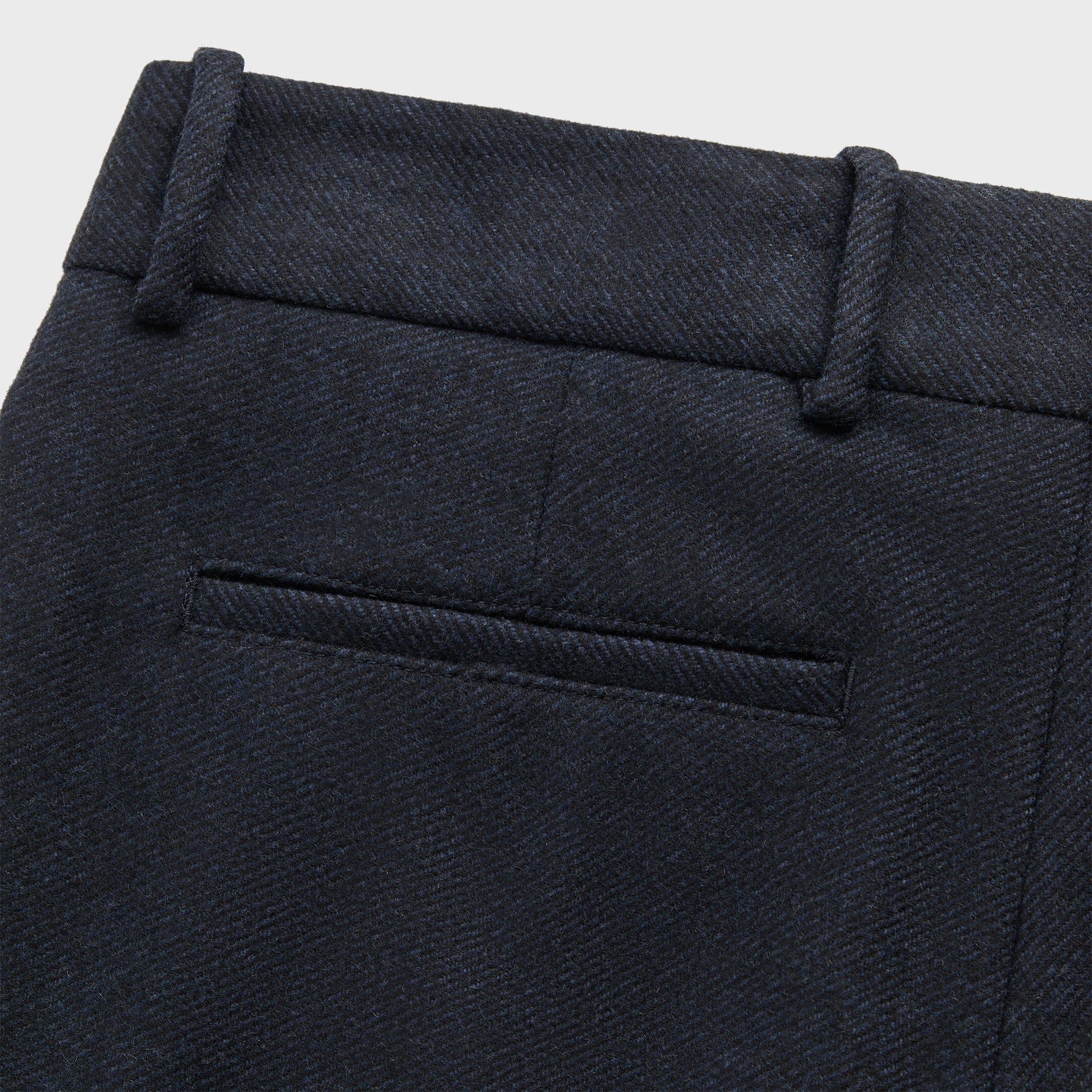 Kith Wool Twill Kylan Pleated Trouser - Nocturnal