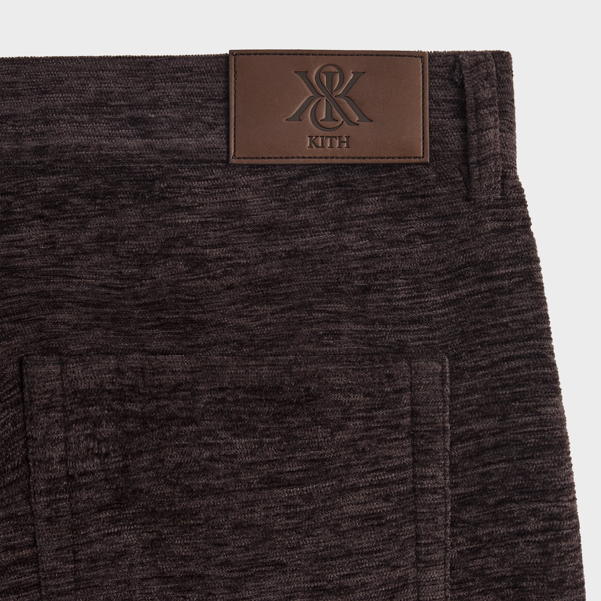 Kith Chenille Brett Pleated Taper Trouser - Kindling