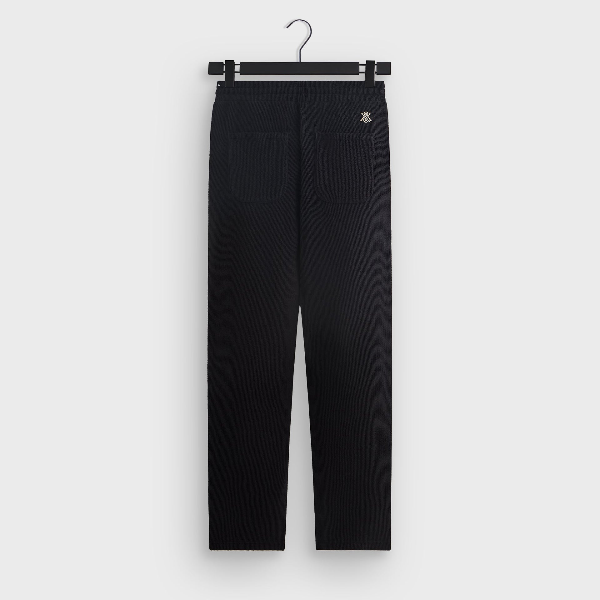 Kith Heavy Crepe Rib Knit Elmhurst Pant - Black