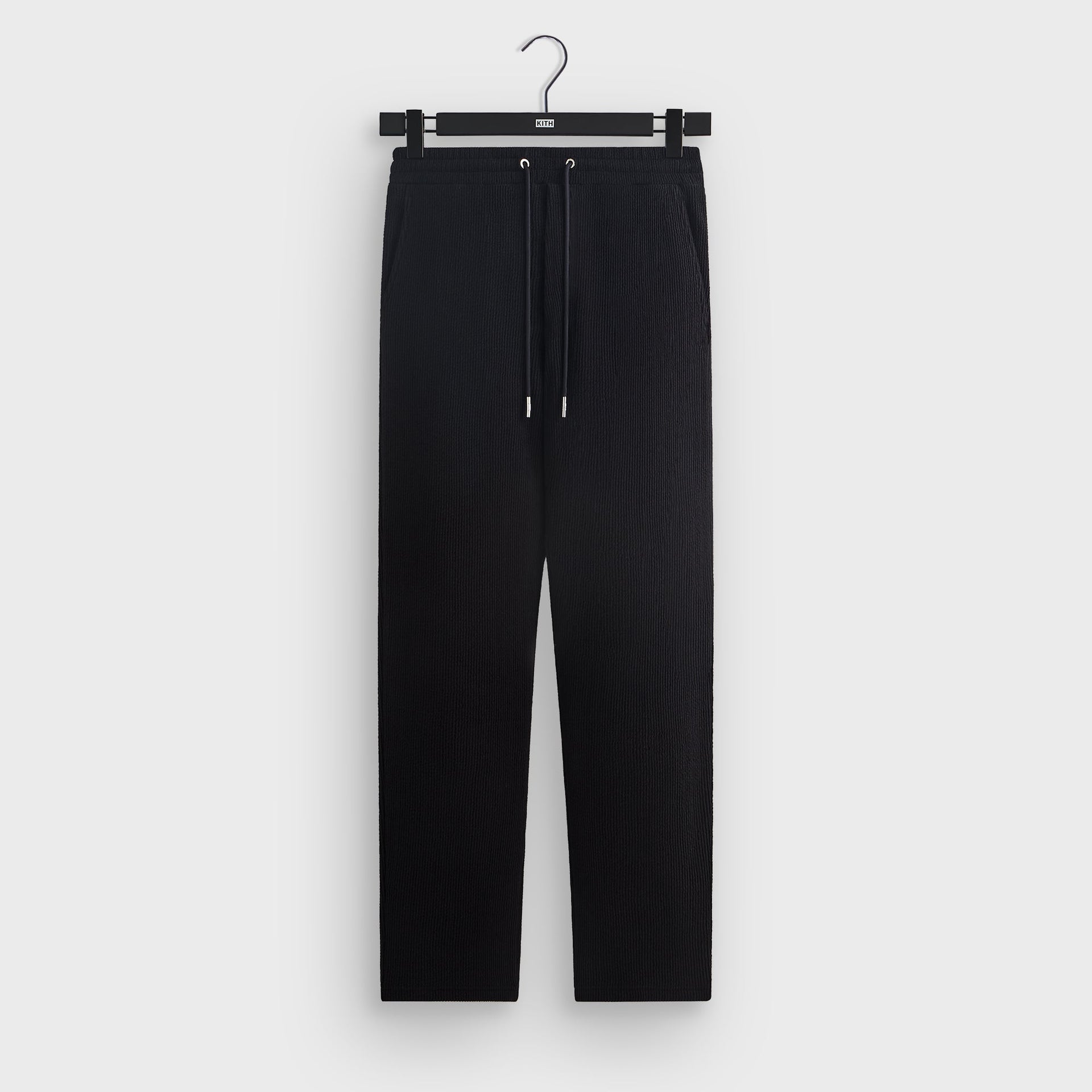 Kith Heavy Crepe Rib Knit Elmhurst Pant - Black