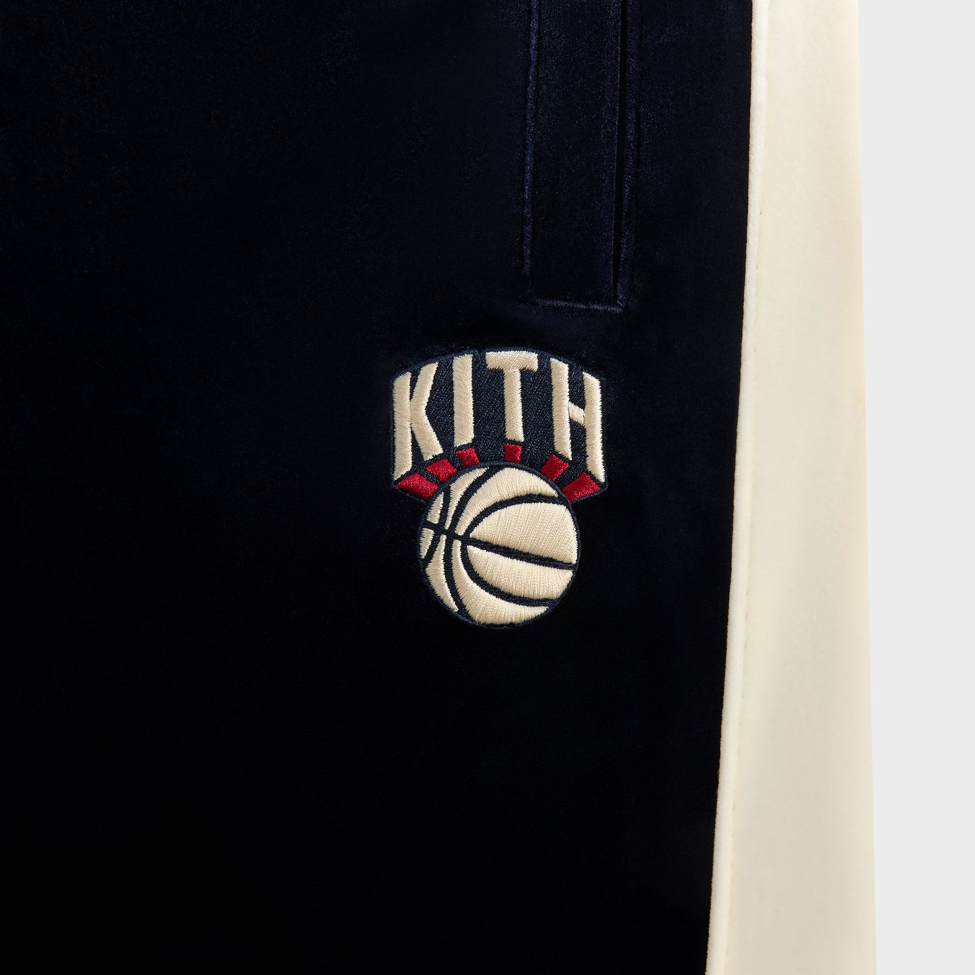 Kith for the New York Knicks Velour Track Pant - Nocturnal