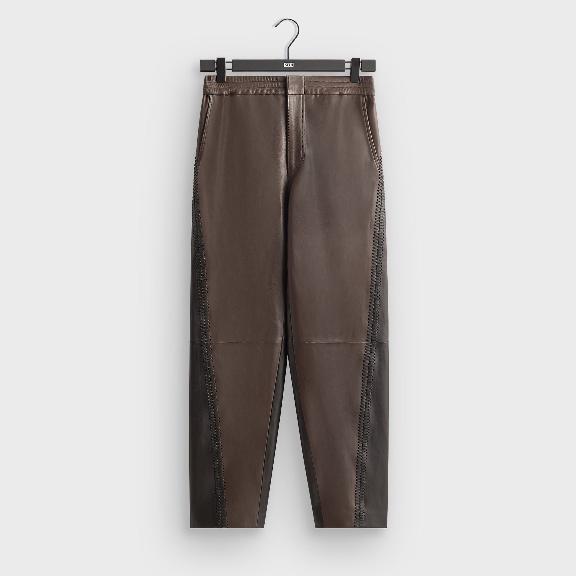 &Kin Irving Combo Leather Moto Pant - Hickory