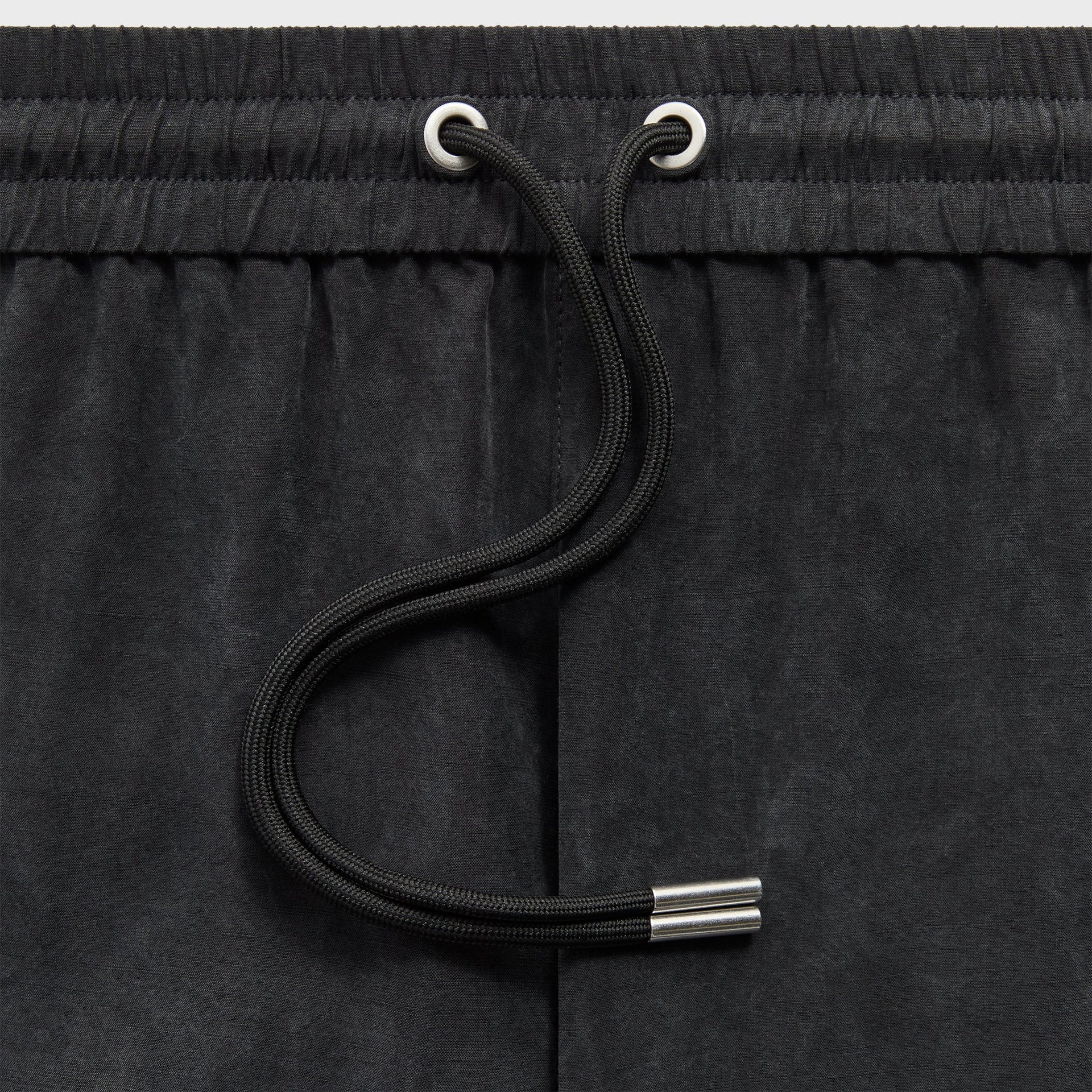 &Kin Cupro Linen Dylan Short - Black
