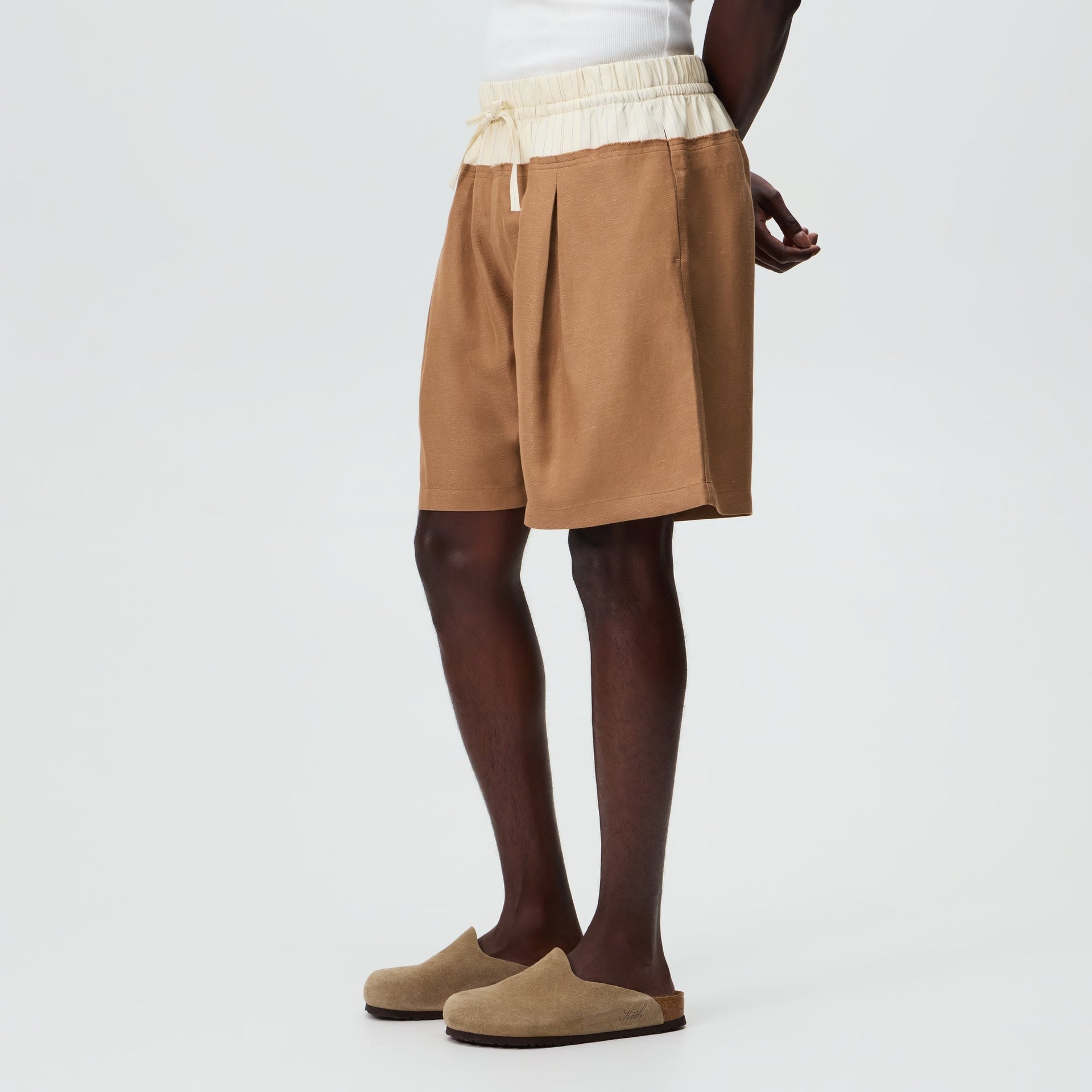 &Kin Linen Viscose Twill Emil Short - Strand - PH