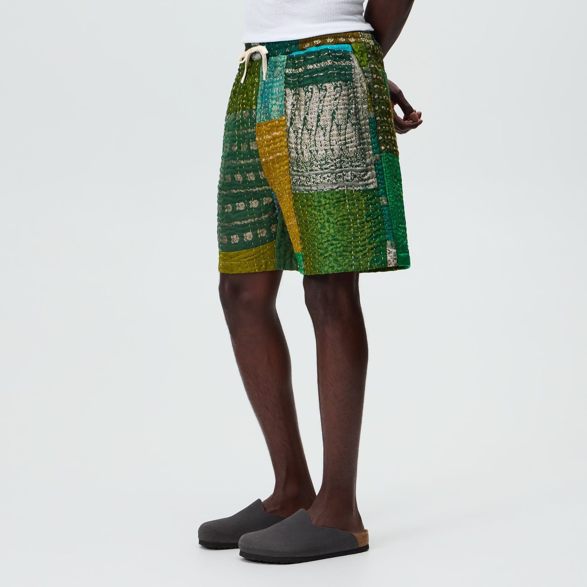 &Kin Tal Patchwork Short - Green / Multi - PH