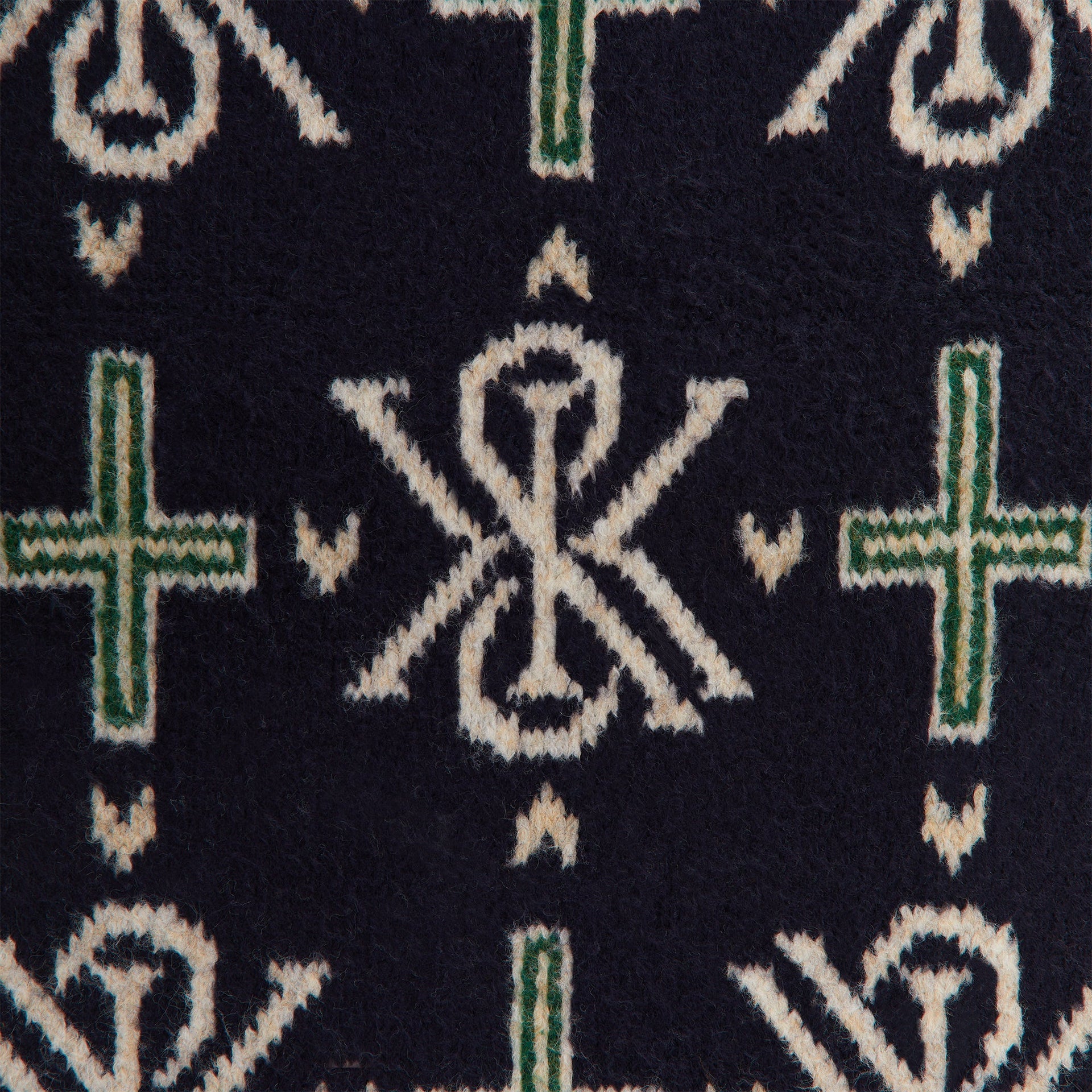 Kith Knitted Fairisle Scarf - Nocturnal