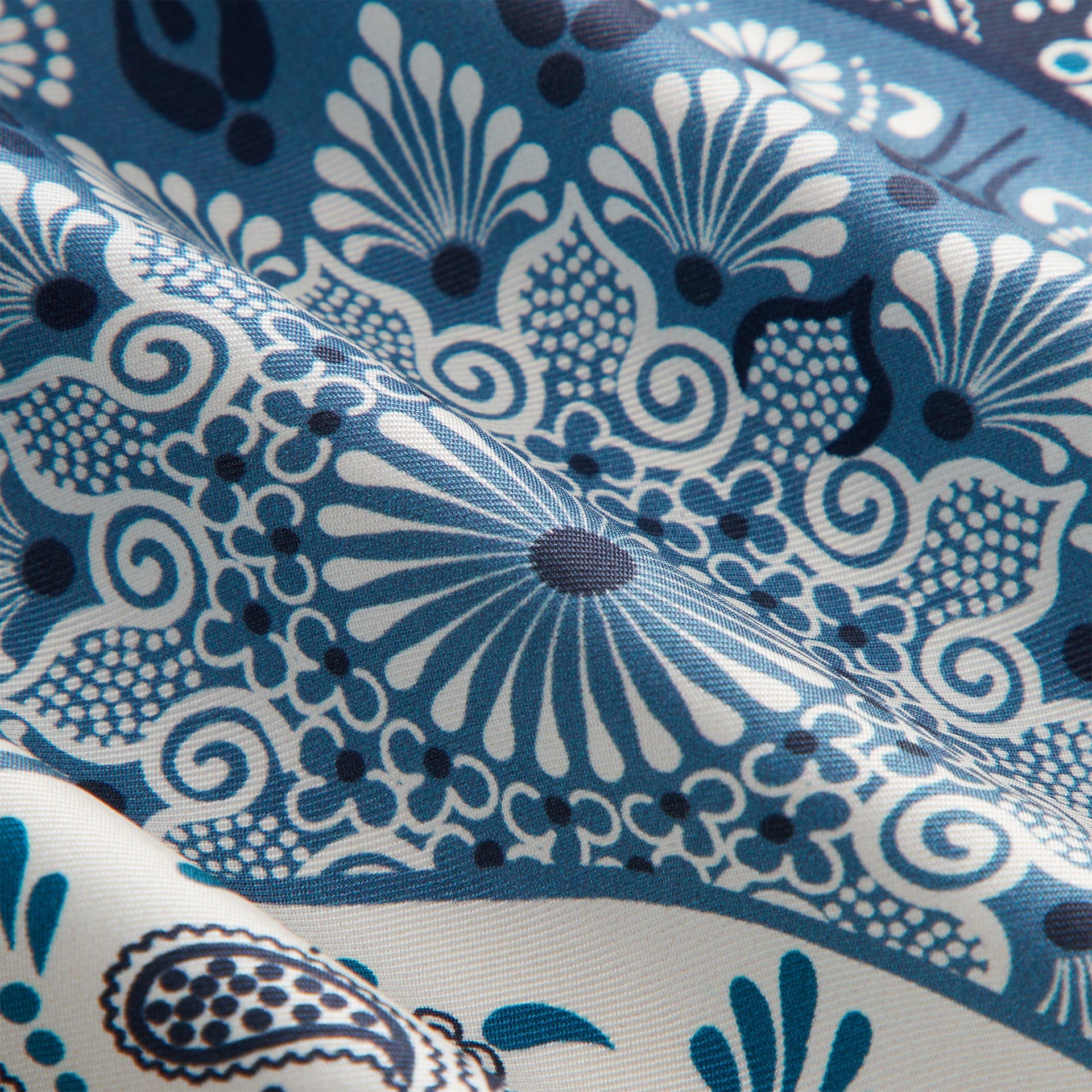 Kith Printed Mandala Silk Scarf - Novel