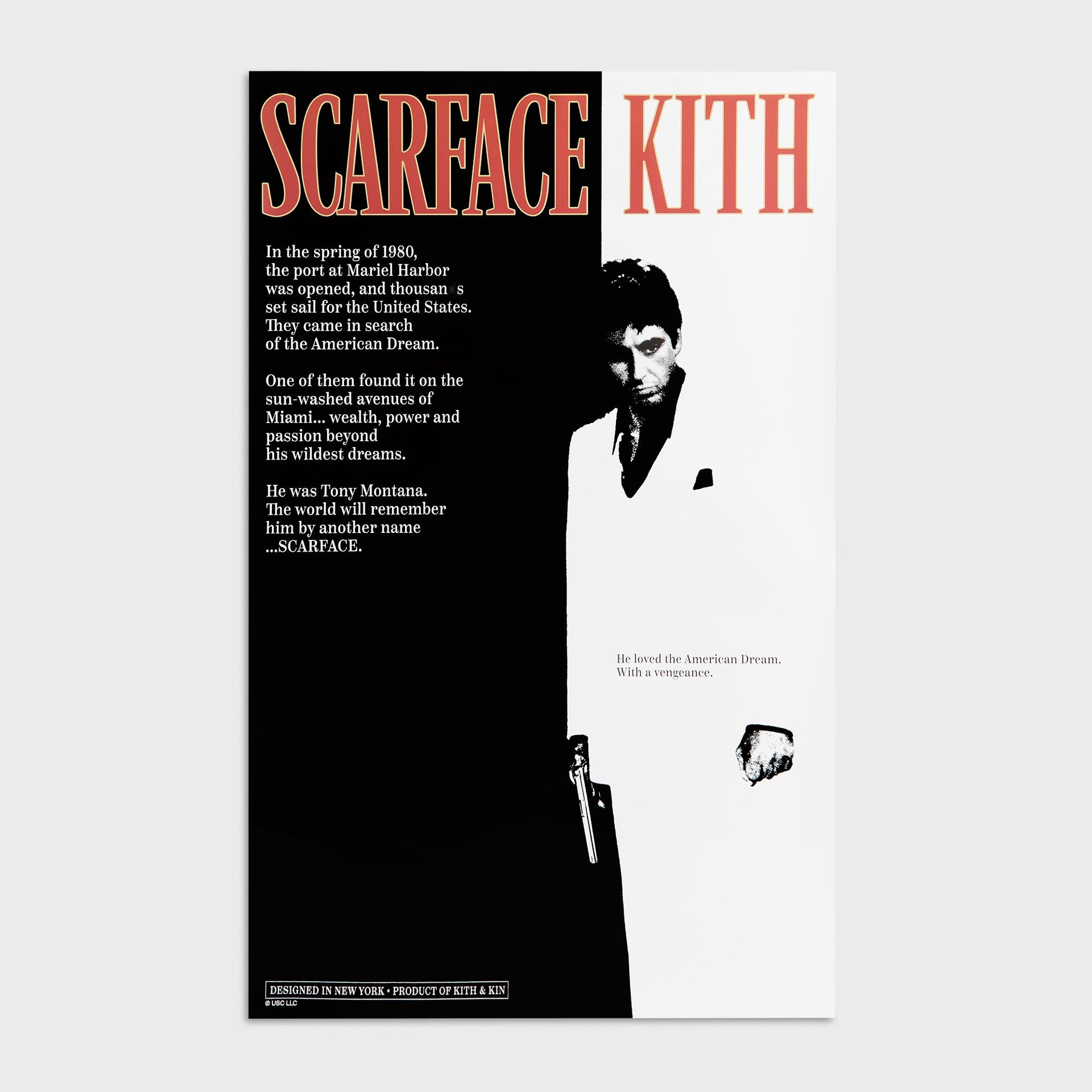 Kith for Scarface Movie Poster - Multi