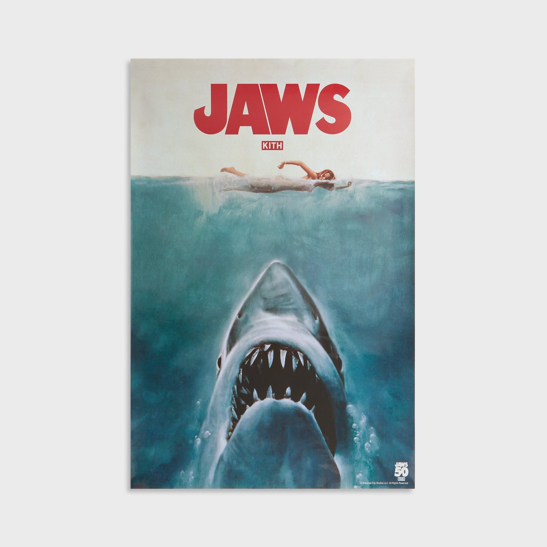 Kith for JAWS Movie Poster - Multi