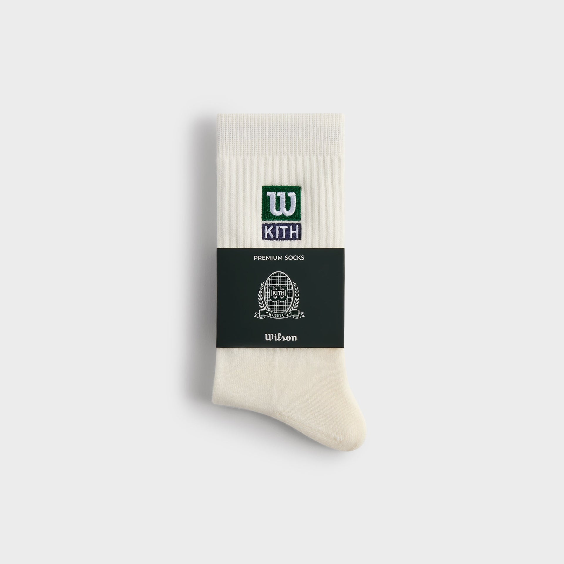 Kith for Wilson Logo Crew Socks - White