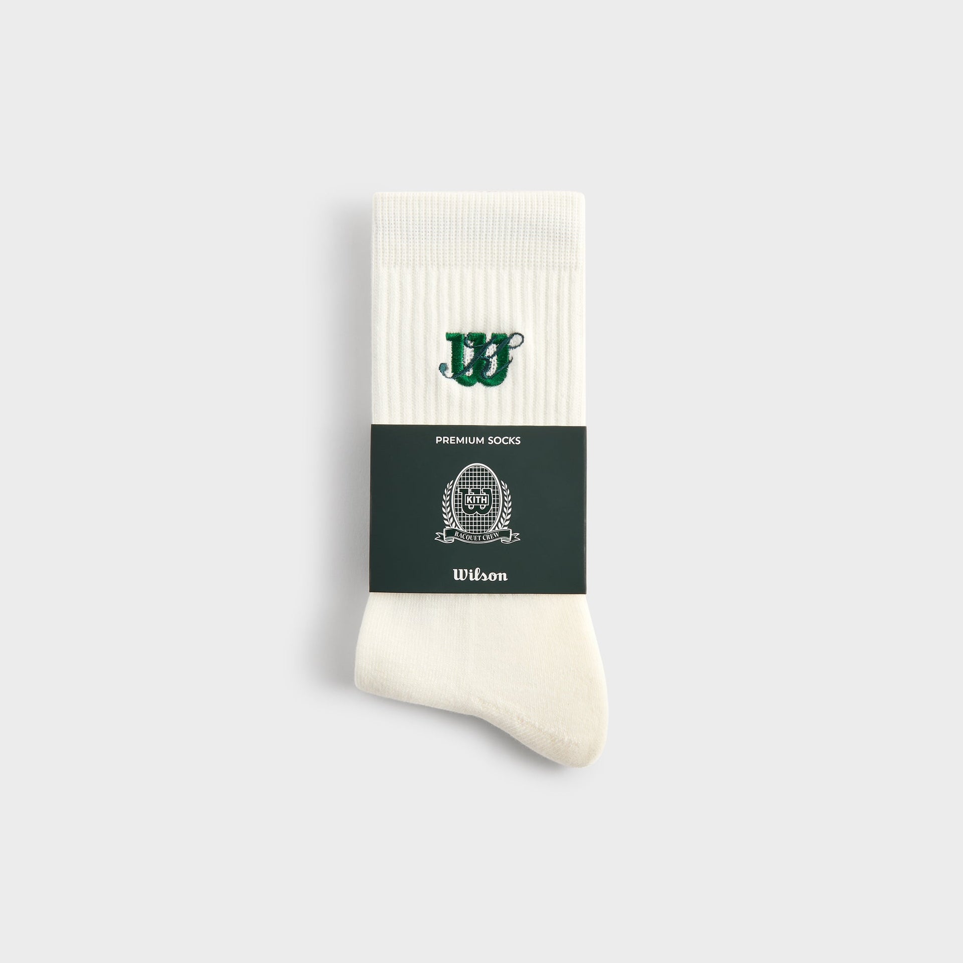 Kith for Wilson Logo Crew Socks - White