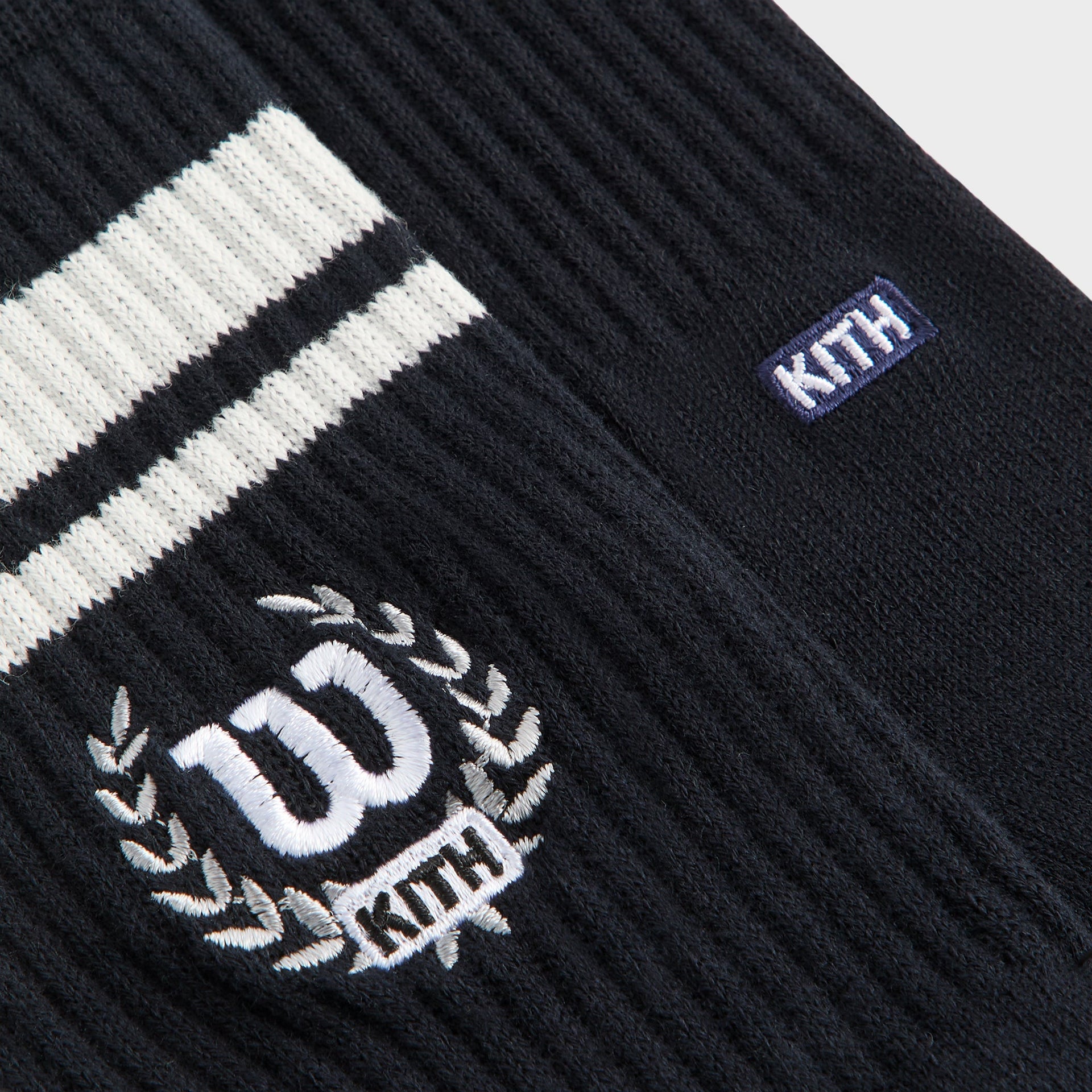 Kith for Wilson Striped Logo Crew Socks - Nocturnal